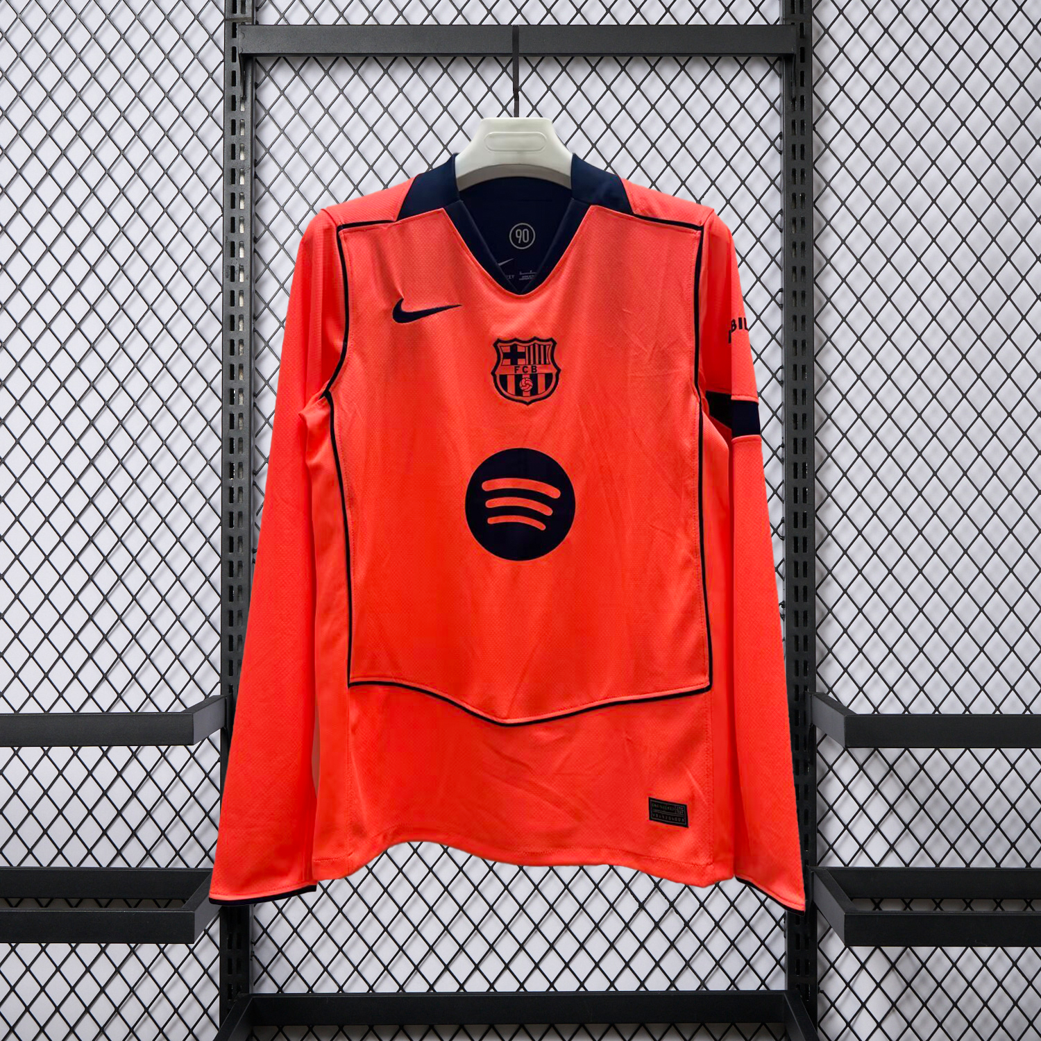 AlphaJersey-Barcelona 25-26 Third Long Sleeves Jersey - Fans Version