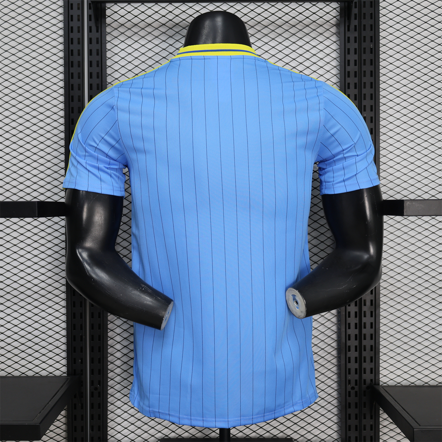 AlphaJersey-Colombia 2026 Terrace Icon Retro Casual Style Blue Jersey - Player Version