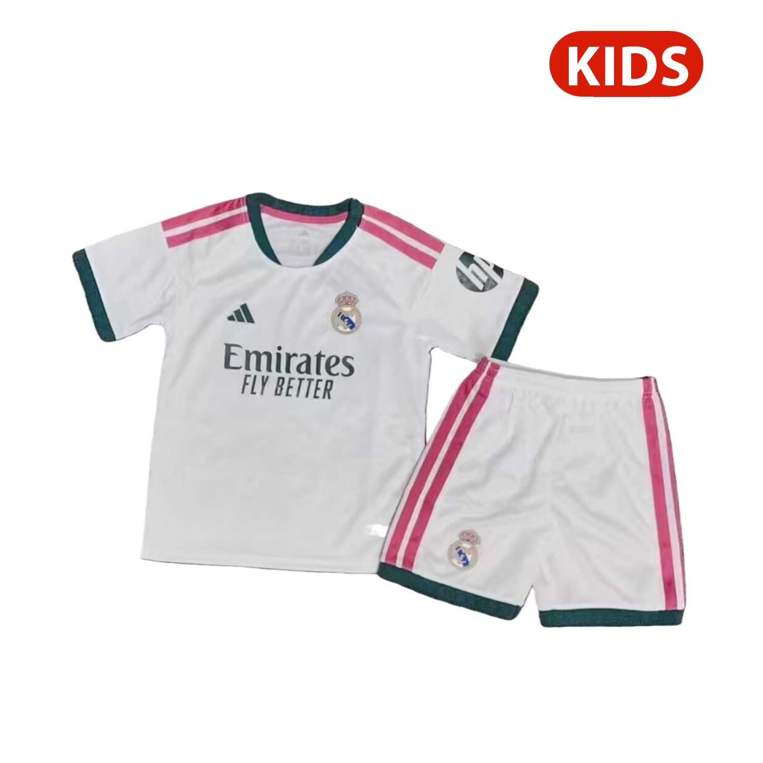 AJ-AlphaJersey-Real Madrid 26-27 Home Kids Kit