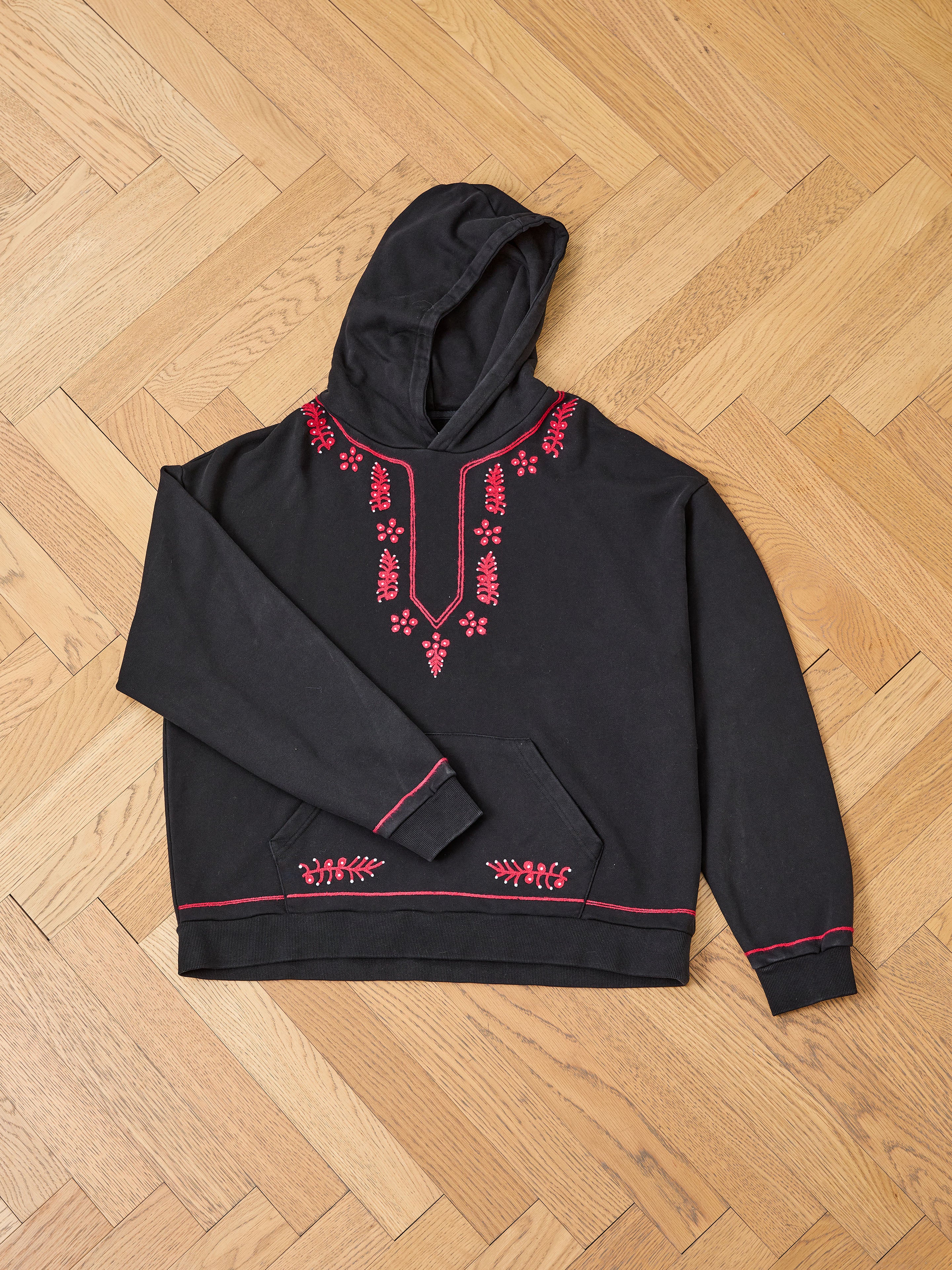 Indus Embroidered Hoodie | Modern Menswear by yycbvcnbmmnbm