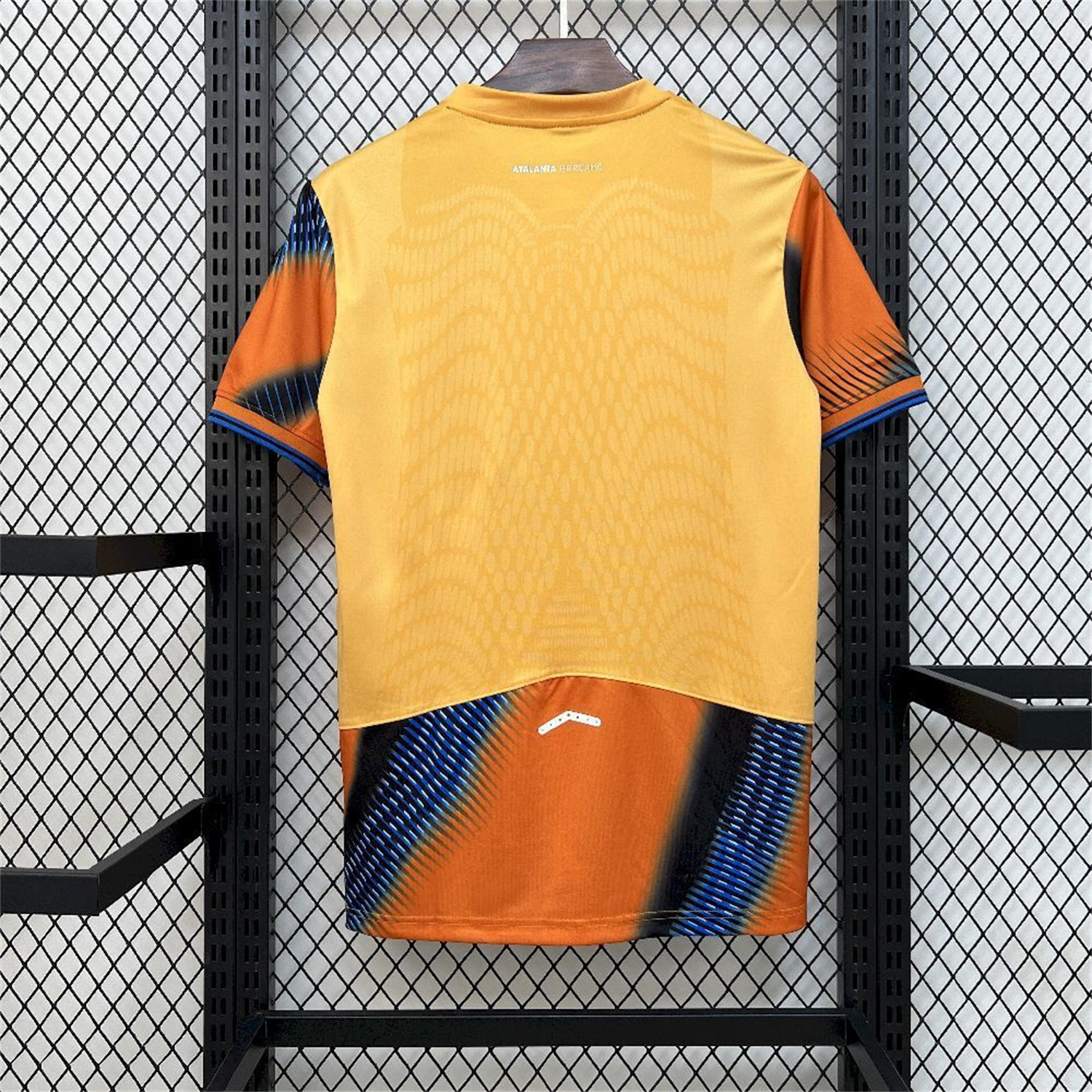 AlphaJersey-Atalanta 25-26 Third Orange And Blue Jersey - Fans Version