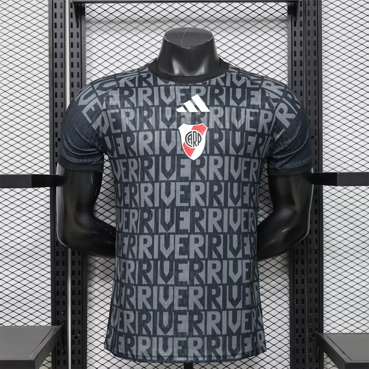AlphaJersey-River Plate 25-26 Black Special Jersey - Player Version