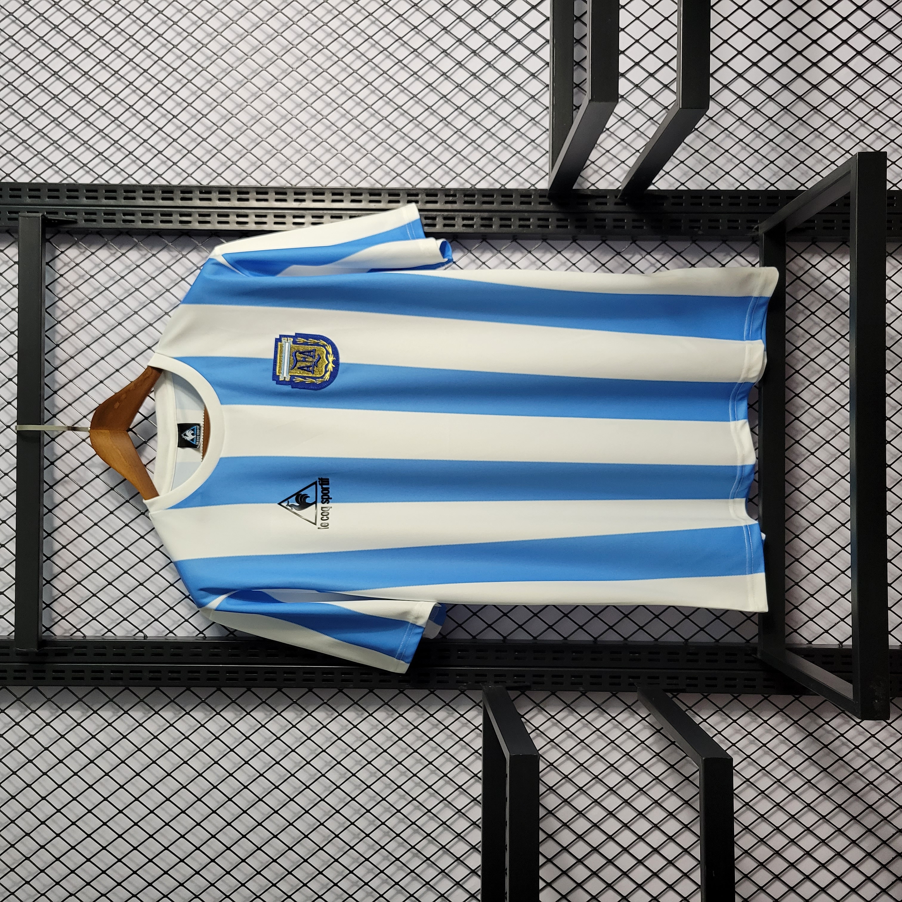 AlphaJersey-Retro Argentina 1986 Home Stadium Jersey