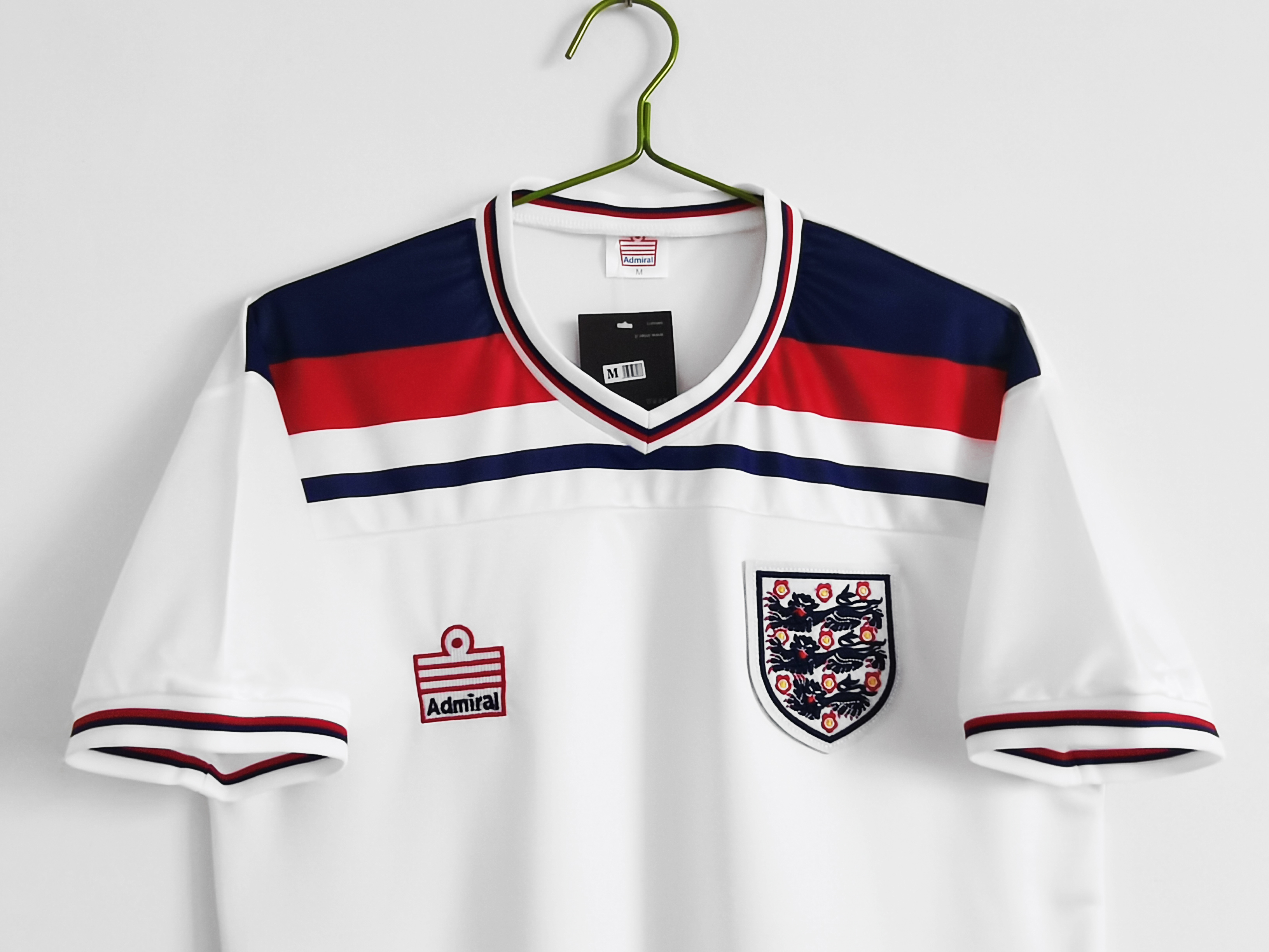 AlphaJersey-Retro England 1982 Home Stadium Jersey