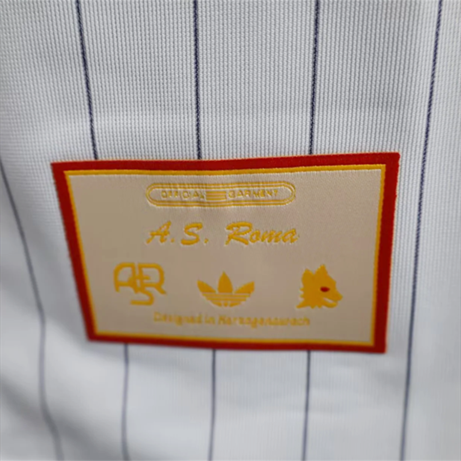 AlphaJersey-AS Roma 25-26 Icon Travel Special Edition White Jersey - Player Version