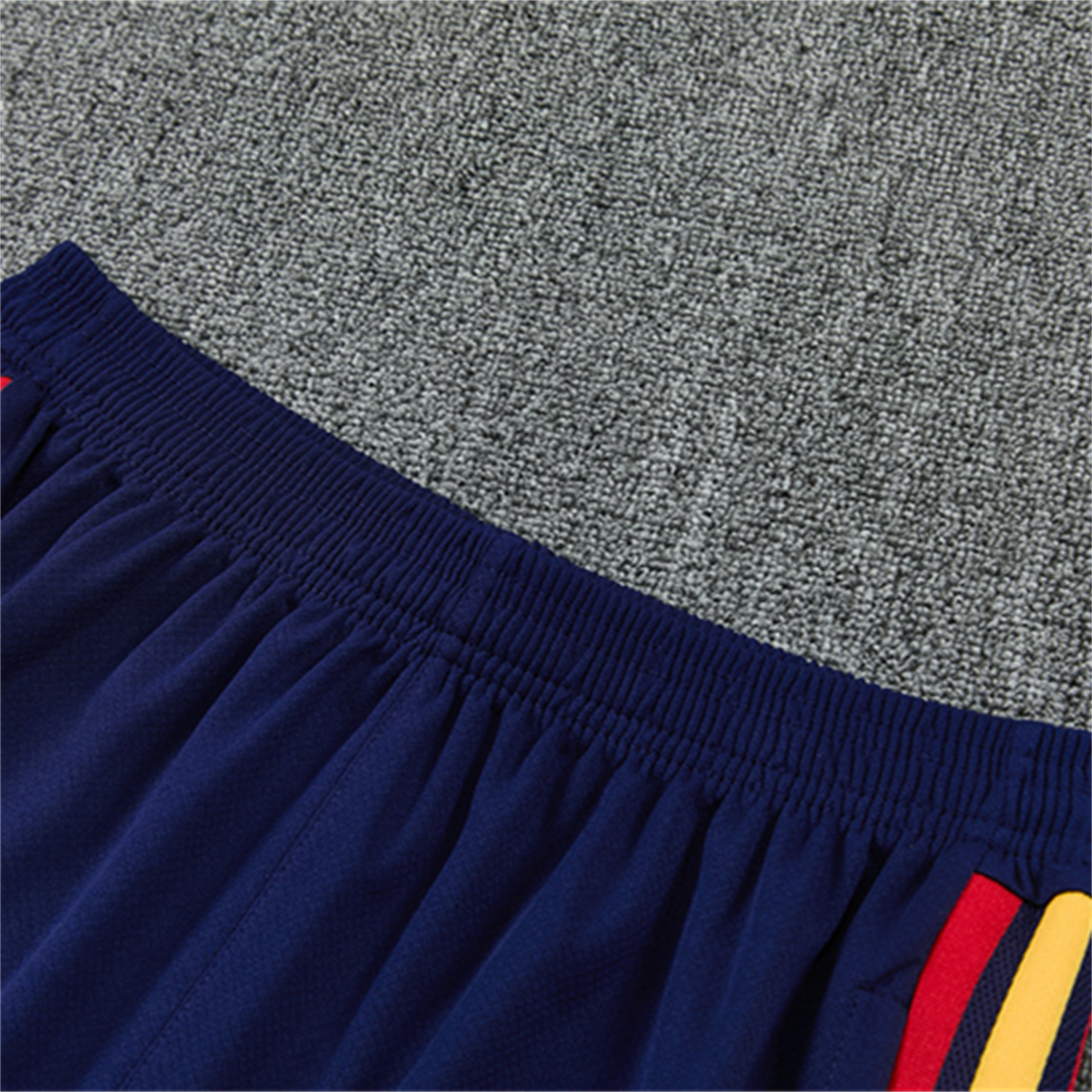 AlphaJersey-Spain 2026 Short-Sleeve Training Set - Royal Blue And Yellow Top & Royal Blue Shorts