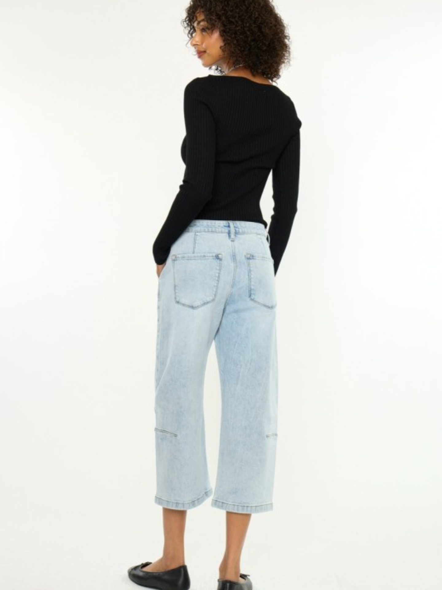 Capri Barrel Denim | Elegant Women's Fashion by coolavocek