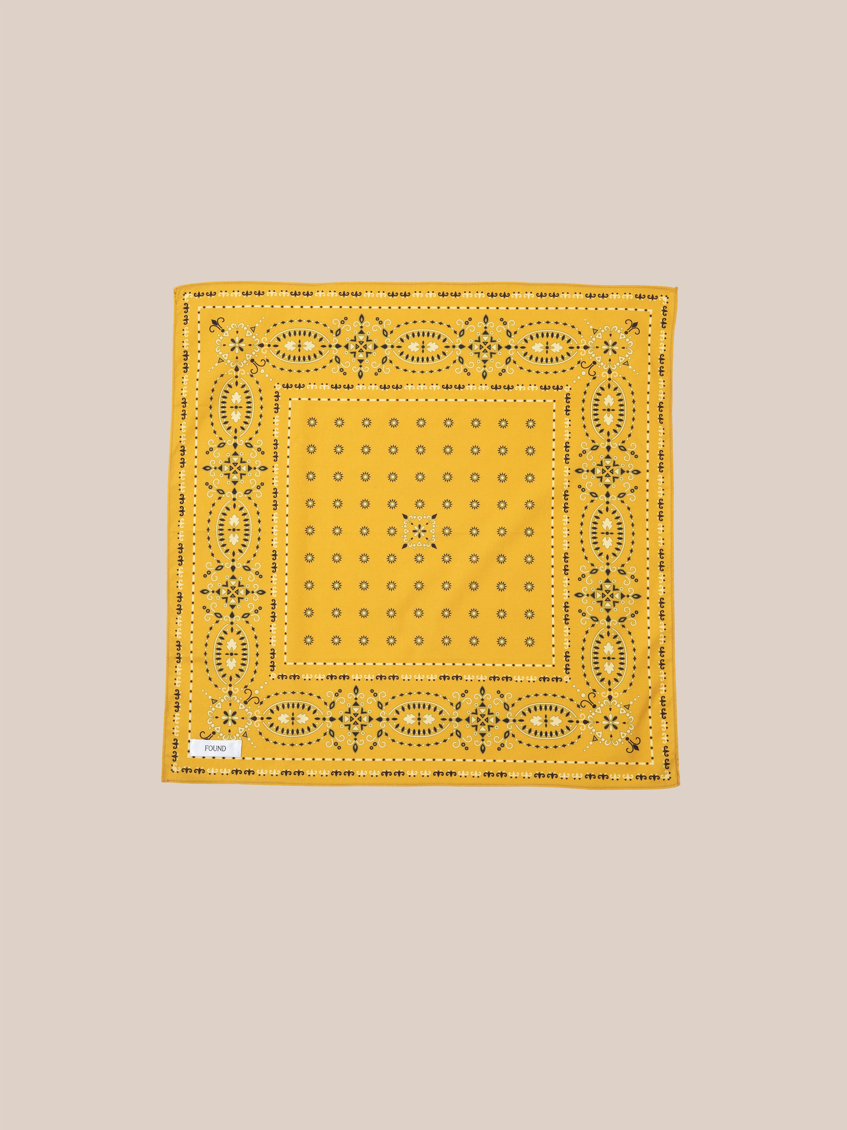Yellow Western Bandana | Modern Menswear by yycbvcnbmmnbm