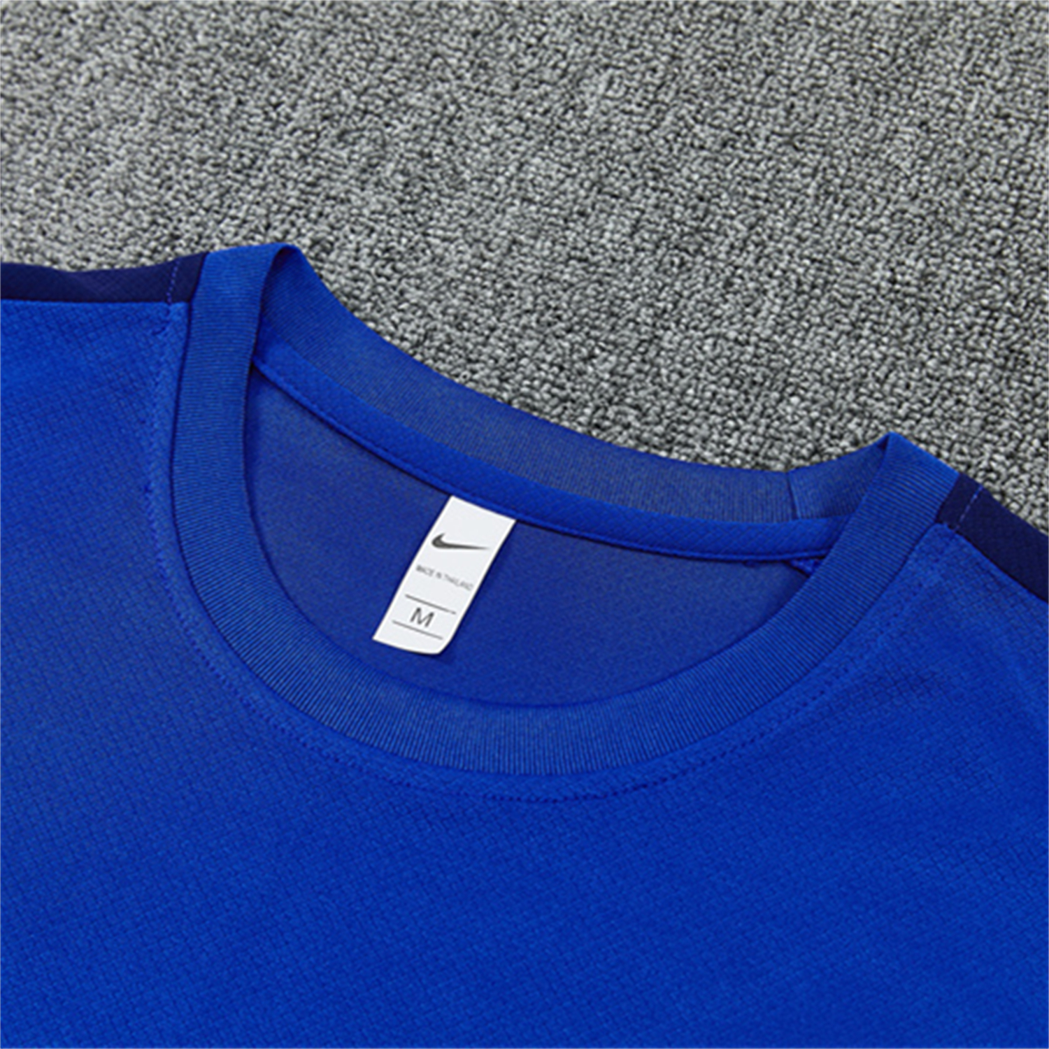 AlphaJersey-Inter Milan 26-27 Short-Sleeve Kids Training Set - Ocean Blue Top & Deep Blue Shorts