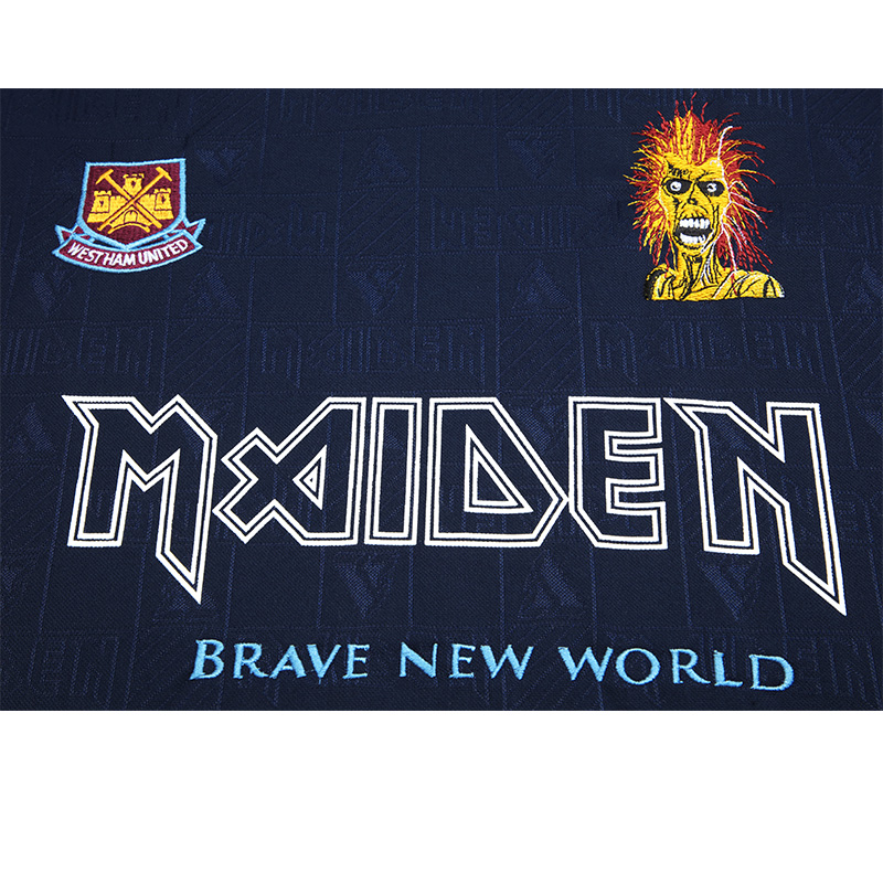AlphaJersey-Retro Iron Maiden x West Ham 1999-01 Home Stadium Jersey