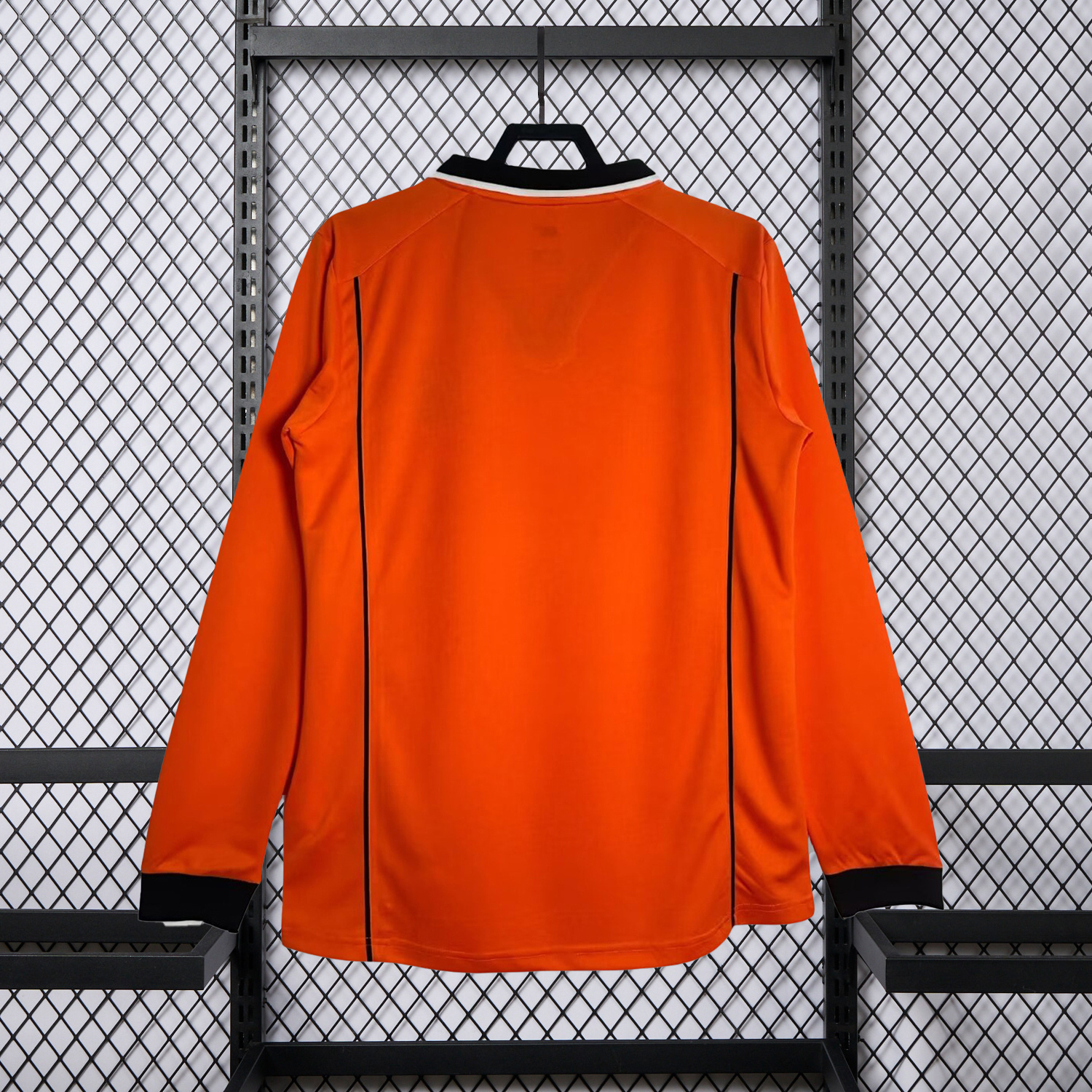 AlphaJersey-Retro Netherlands 1998 Home Long Sleeves Jersey