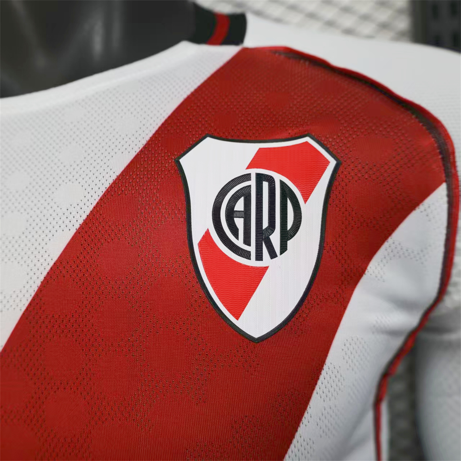 AlphaJersey-River Plate 25-26 Home Unsponsored Long Sleeves Jersey - Player Version