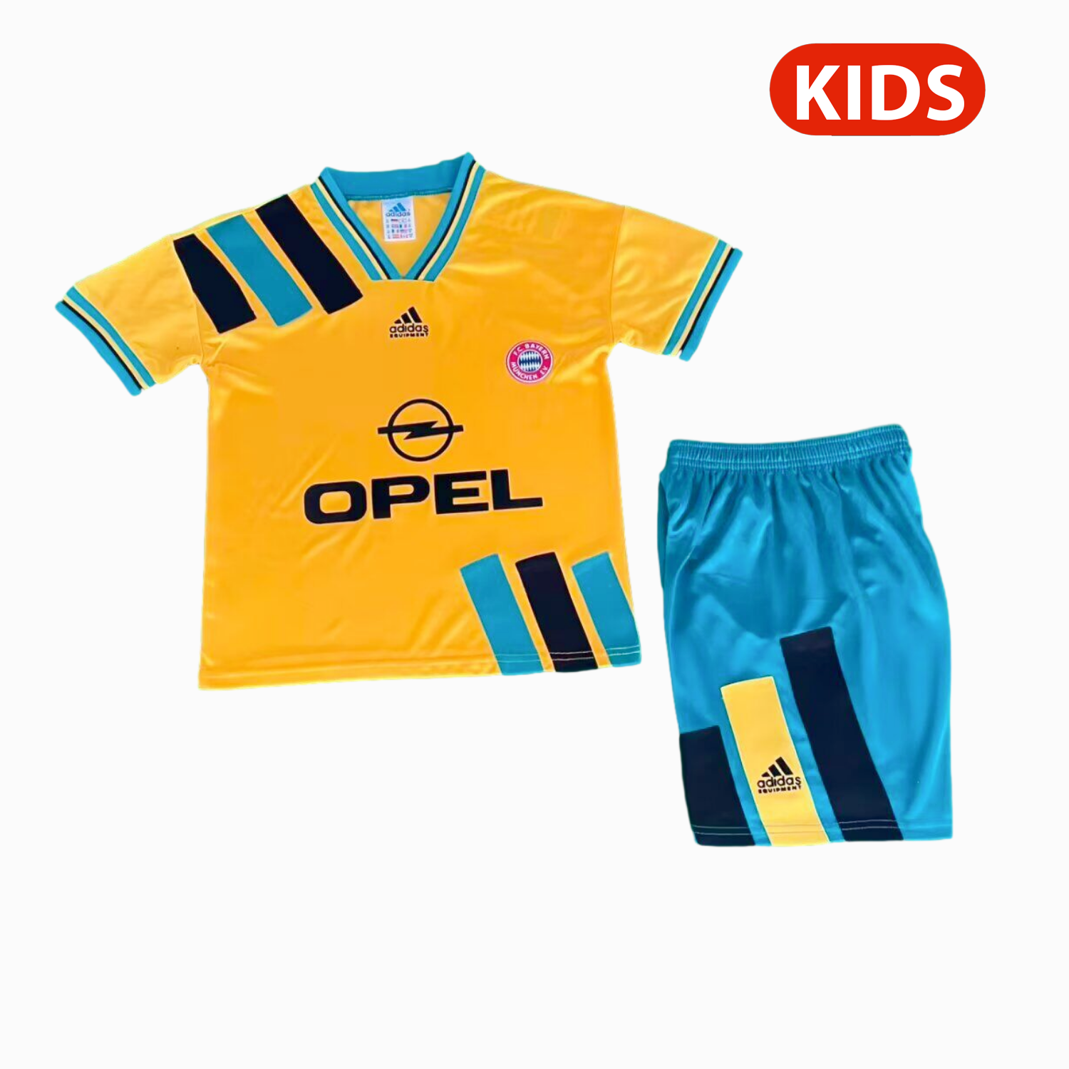 AlphaJersey-Retro Bayern Munich 1993-96 Away Kids Kit