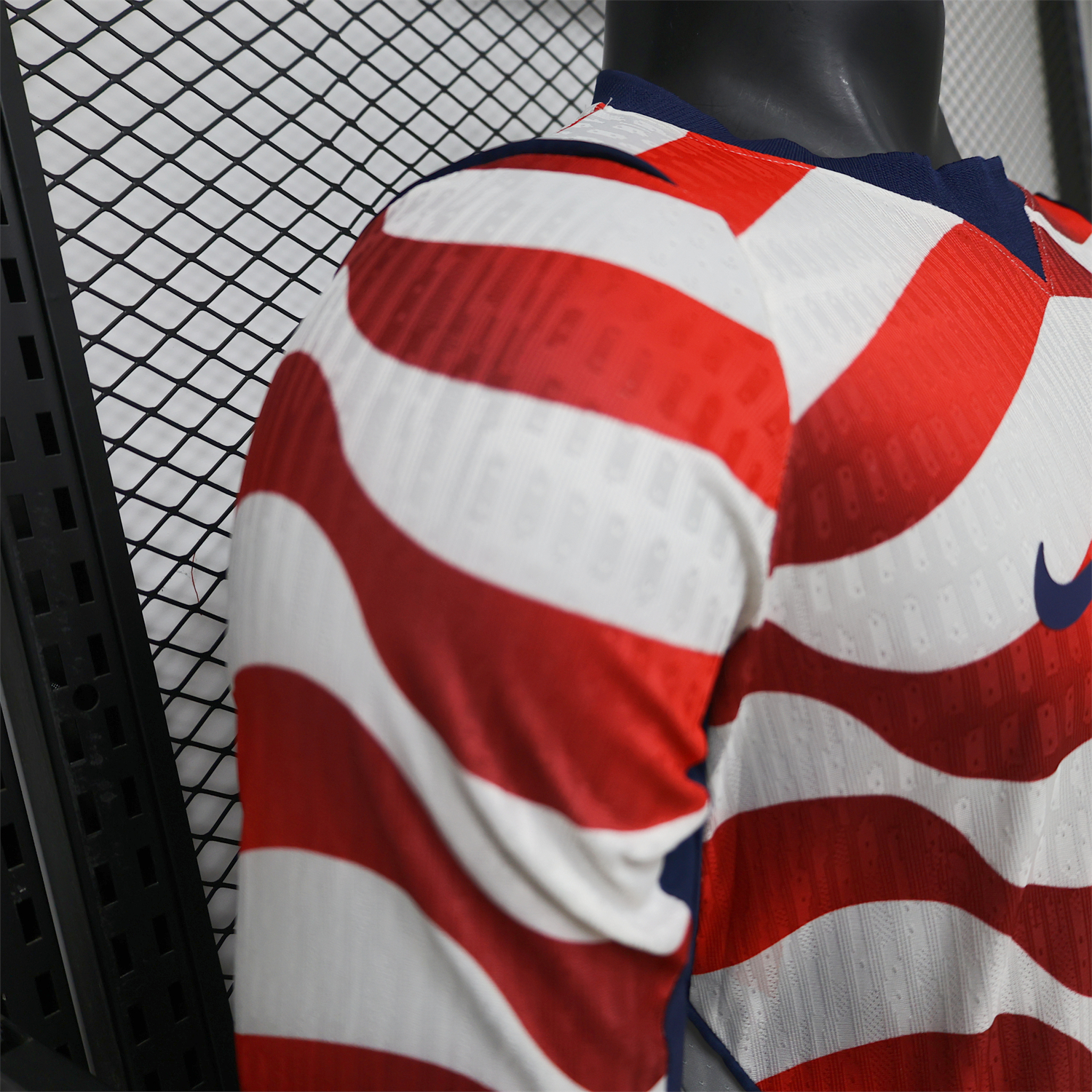 AlphaJersey-【Back Blank】United States USA 2026 Home Long Sleeves Jersey - Player Version