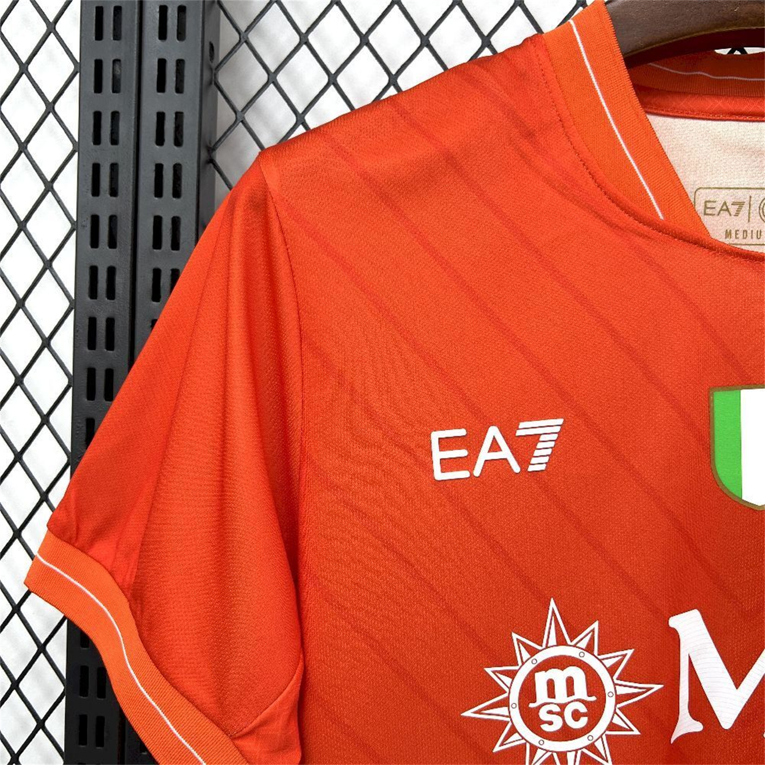 AlphaJersey-Napoli 25-26 Goalkeeper Orange Jersey - Fans Version