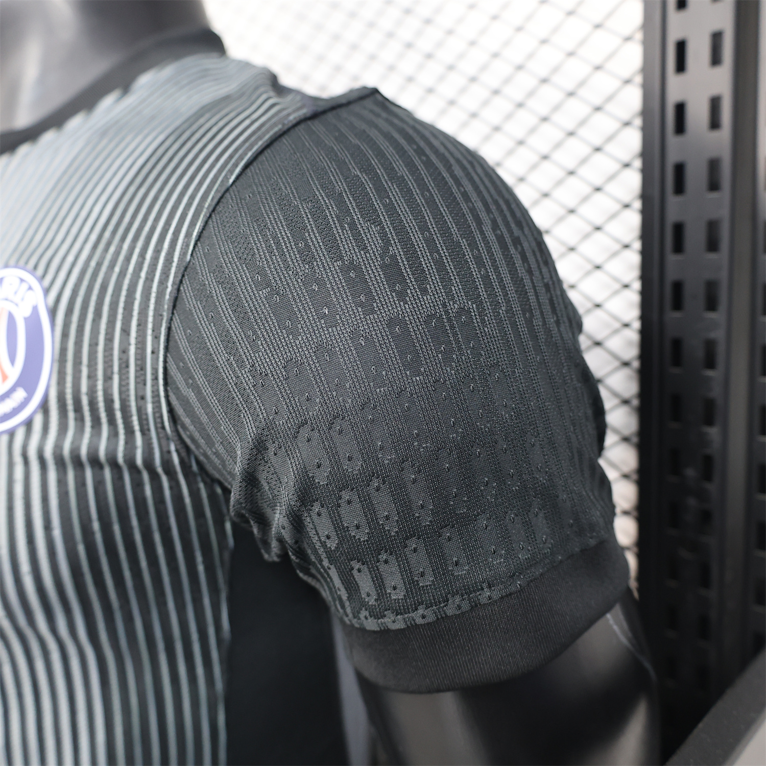 AlphaJersey-Paris Saint-Germain PSG 25-26 Black GK Goalkeeper Unsponsored Jersey - Player Version
