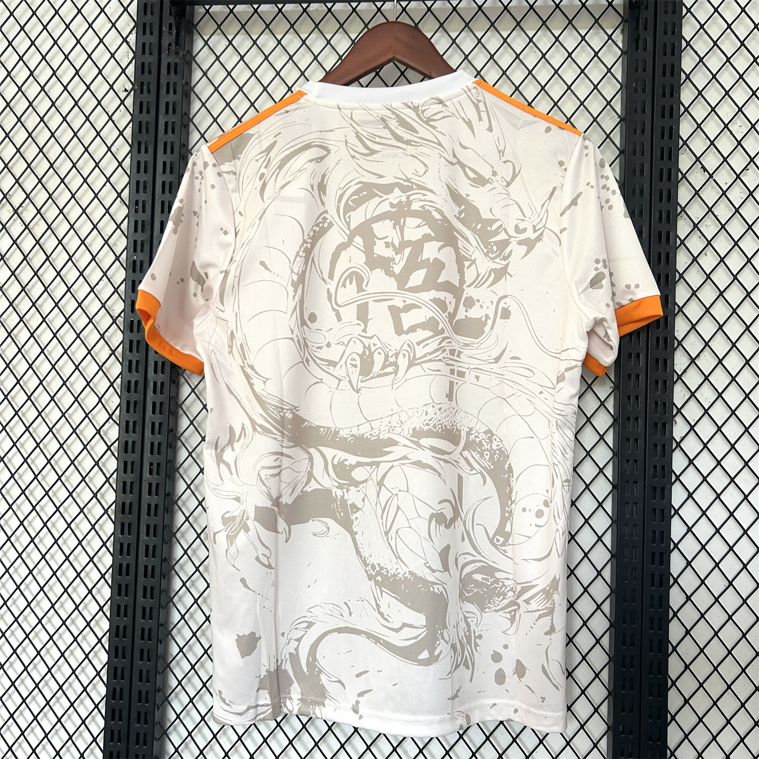 AlphaJersey-Japan 25-26 Dragon Ball White Hair Goku Orange And White Special Jersey - Fans Version