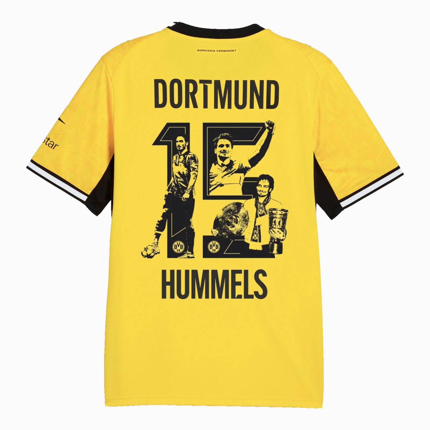 AJ-AlphaJersey-【Hummels Special Font】Dortmund 26-27 Home Jersey - Fans Version
