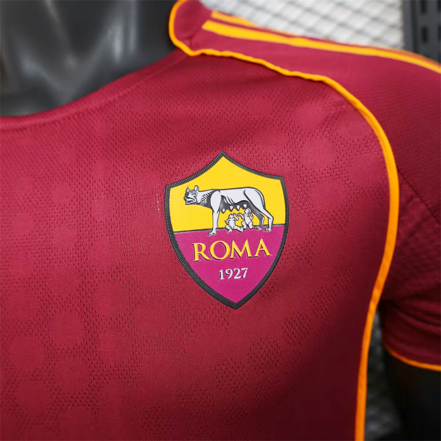 AlphaJersey-AS Roma 25-26 Home Unsponsored Jersey - Player Version