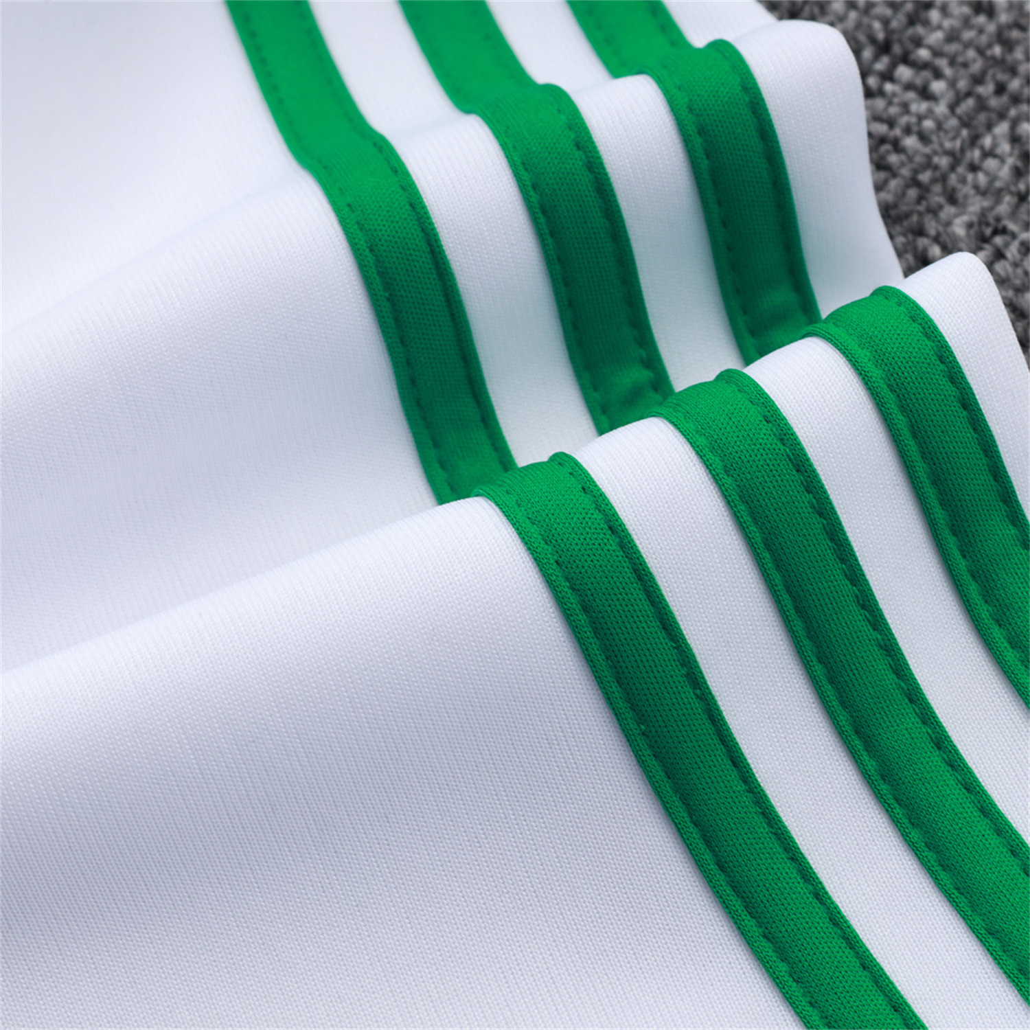 AlphaJersey-Senegal 2026 Jacket Training Tracksuit - White With Green Jackets & Pants