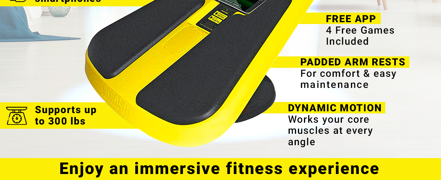 app padded arm rest dynamic motion 