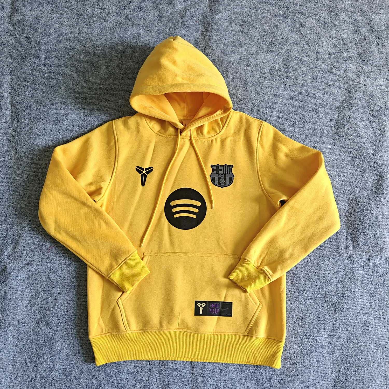 AlphaJersey-Barcelona 25-26 KB Logo Unisex Pullover Hoodie