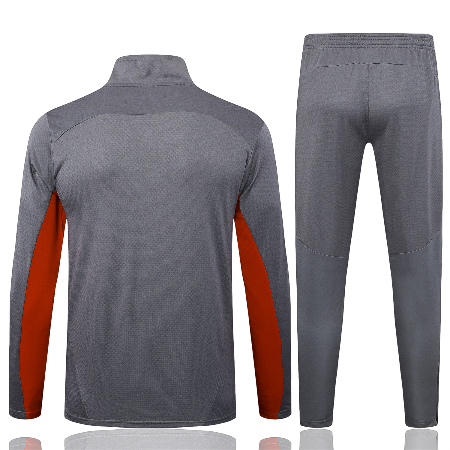 AlphaJersey-AC Milan 25-26 Jacket Training Tracksuit - Grey top & Grey Pants