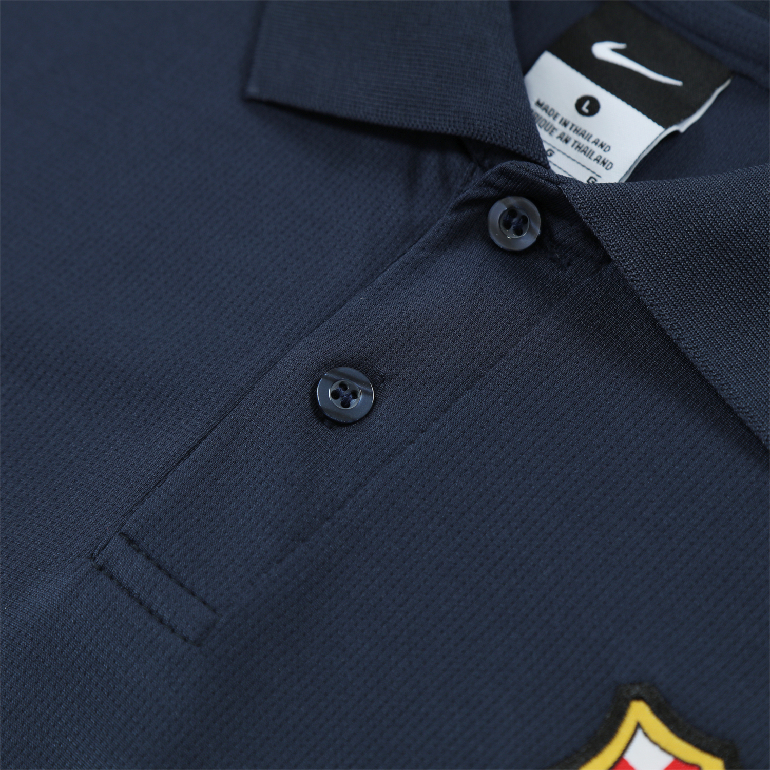 AlphaJersey-Barcelona 25-26 POLO Short-Sleeve Training Set - Dark Blue Top and Pants