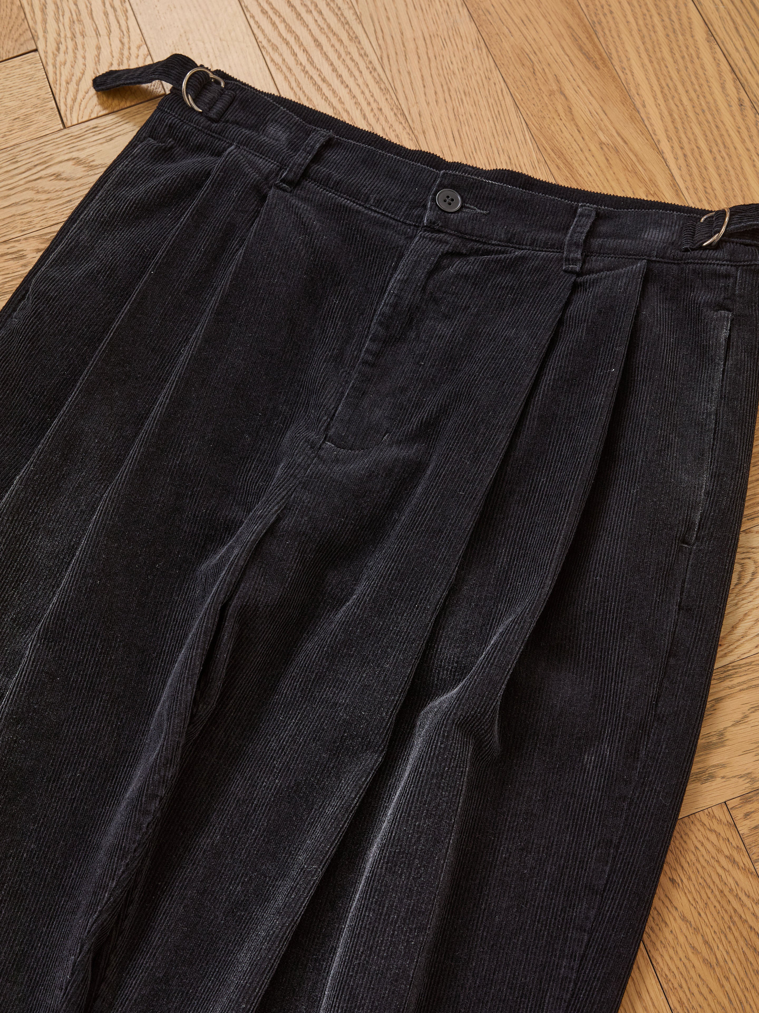 Faded Pleated Corduroy Pants | Modern Menswear by yycbvcnbmmnbm