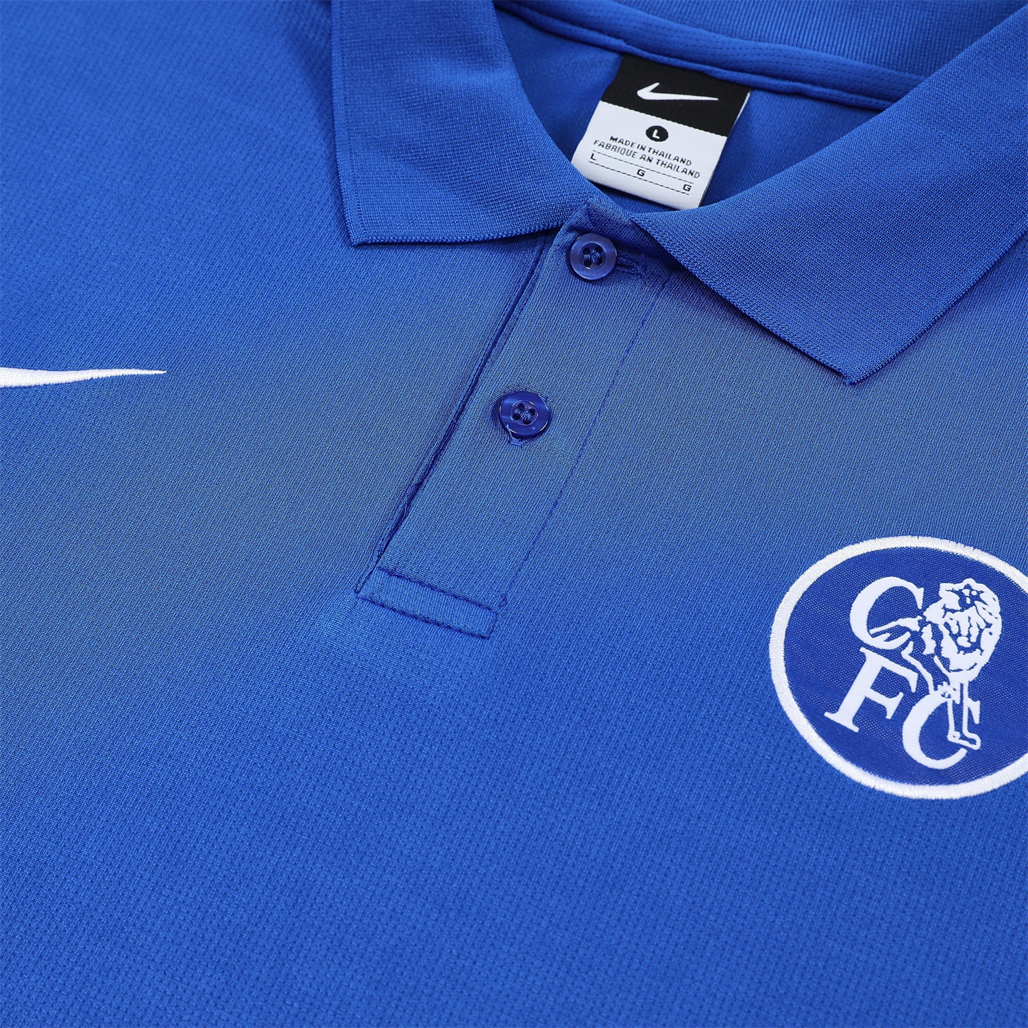 AlphaJersey-C.H.E.L.S.E.A 25-26 POLO Short-Sleeve Training Set - Blue Top and Black Pants