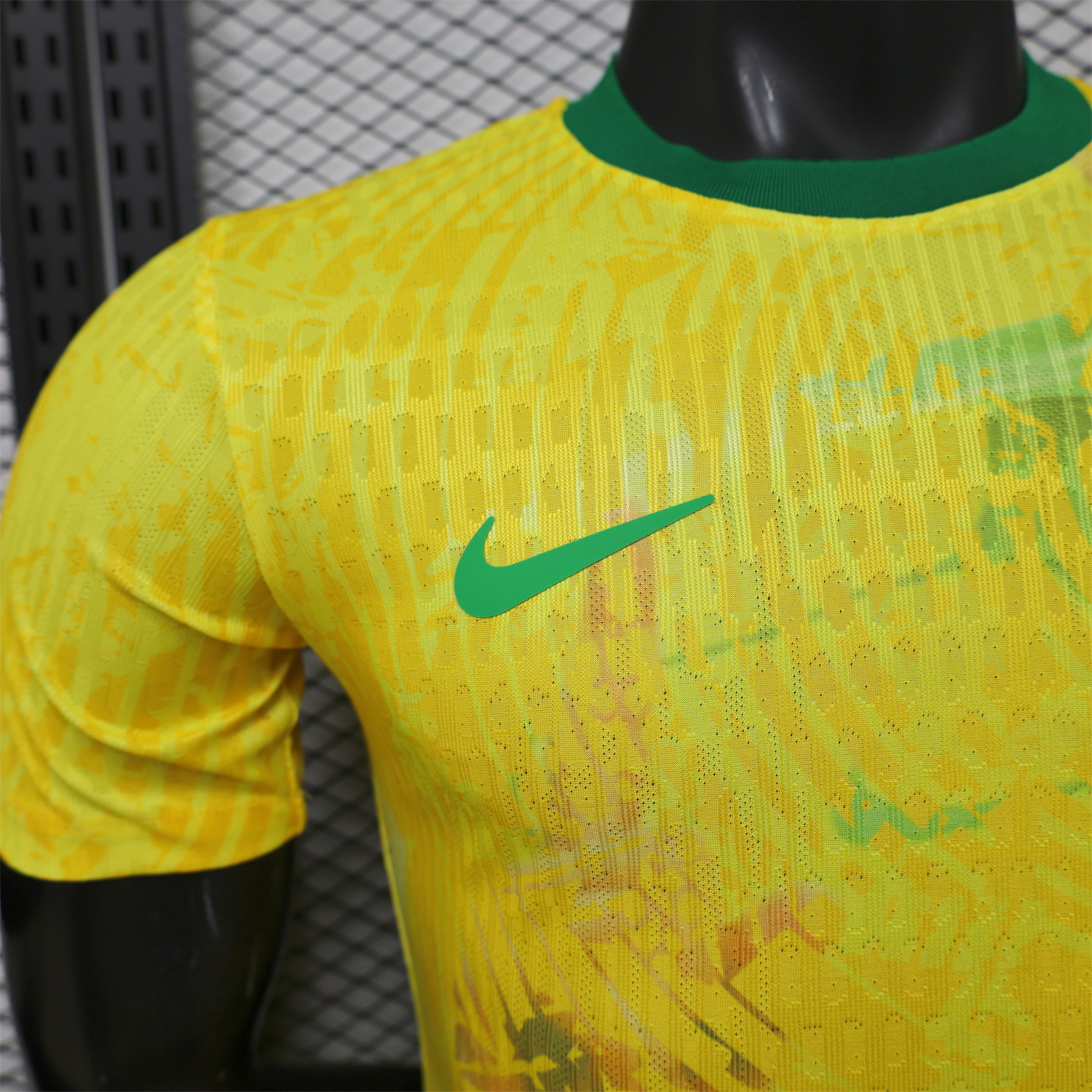 AlphaJersey-Brazil 2026 Yellow Waves Special Jersey - Player Version