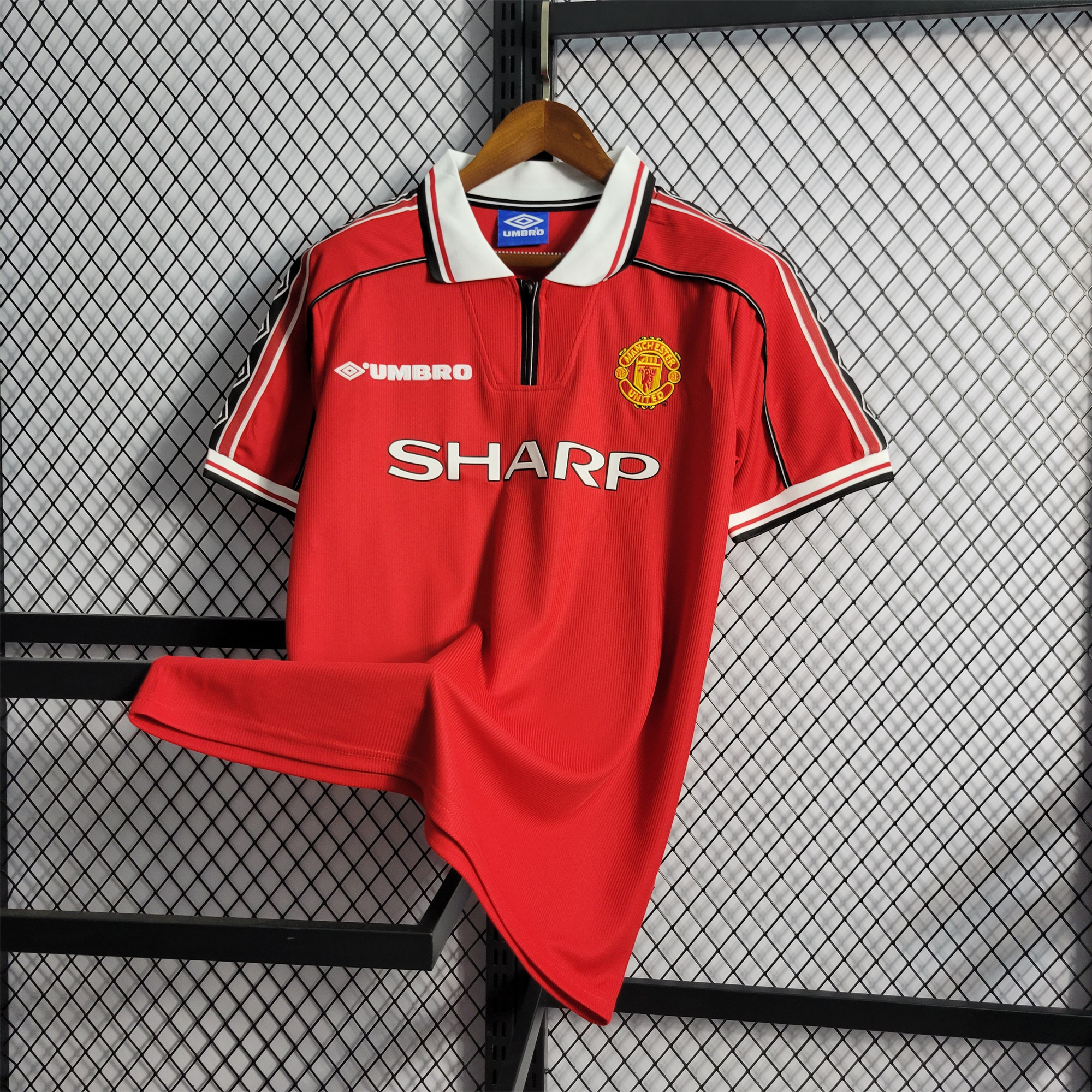AlphaJersey-Retro Manchester United 98-99 Home Jersey