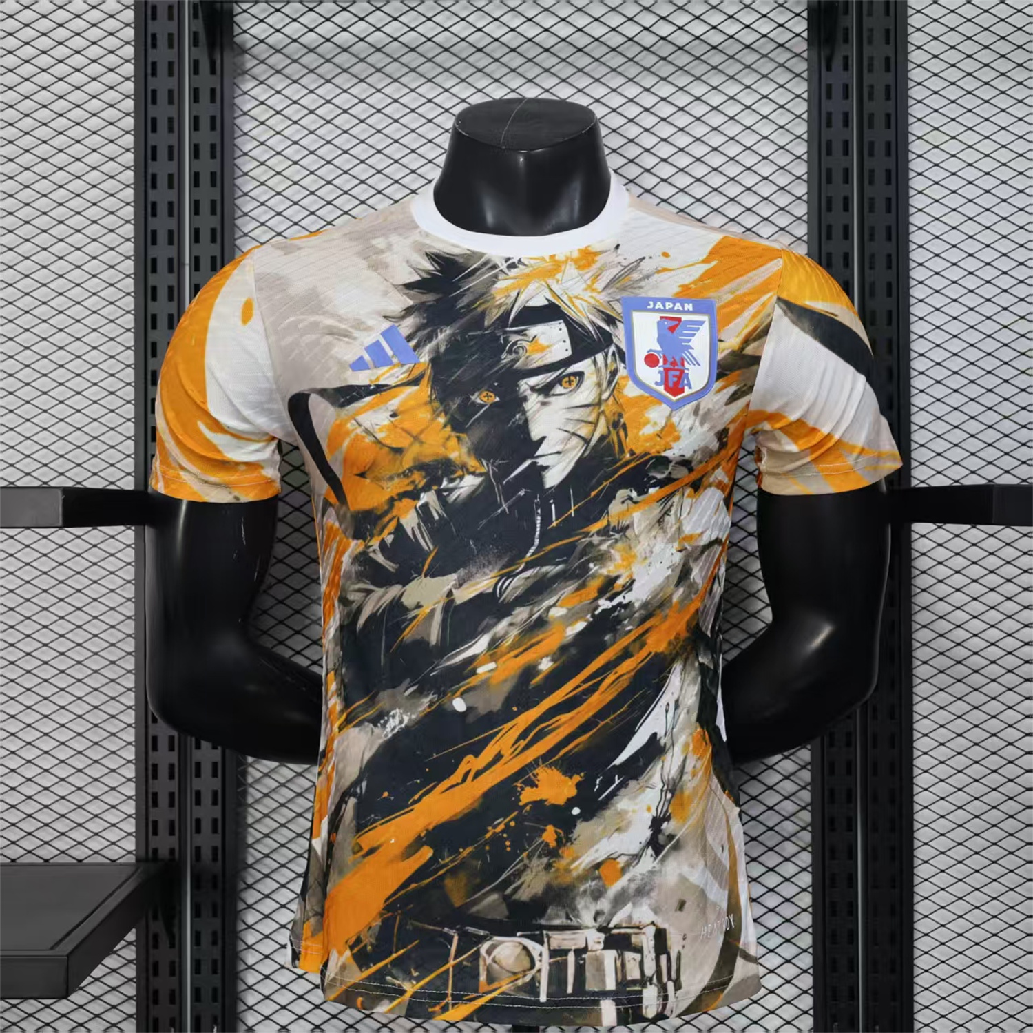 AlphaJersey-Japan 25-26 Naruto Uzumaki's Nine-Tailed Fox Mode Special Jersey - Player Version