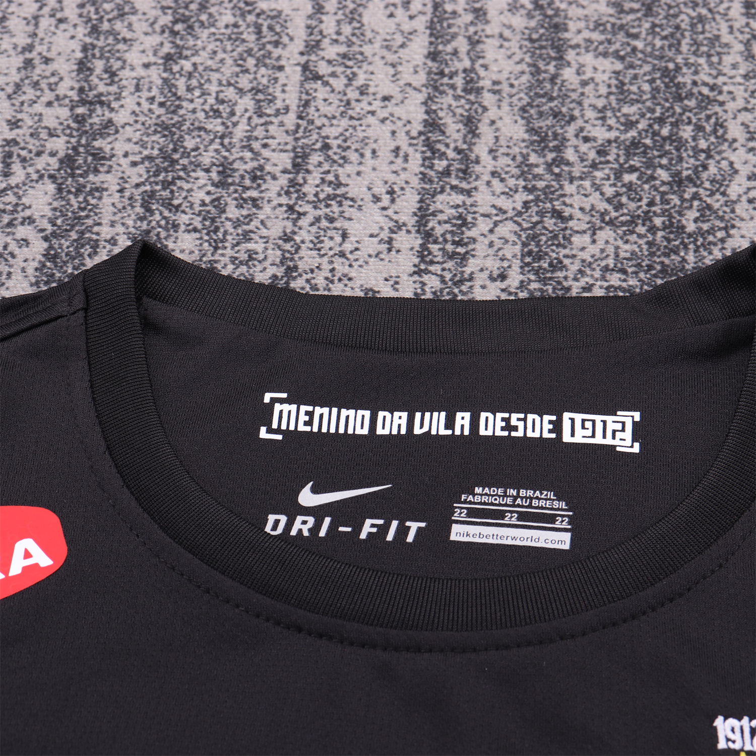 AlphaJersey-Retro Santos 2012 Black Special Kids Kit