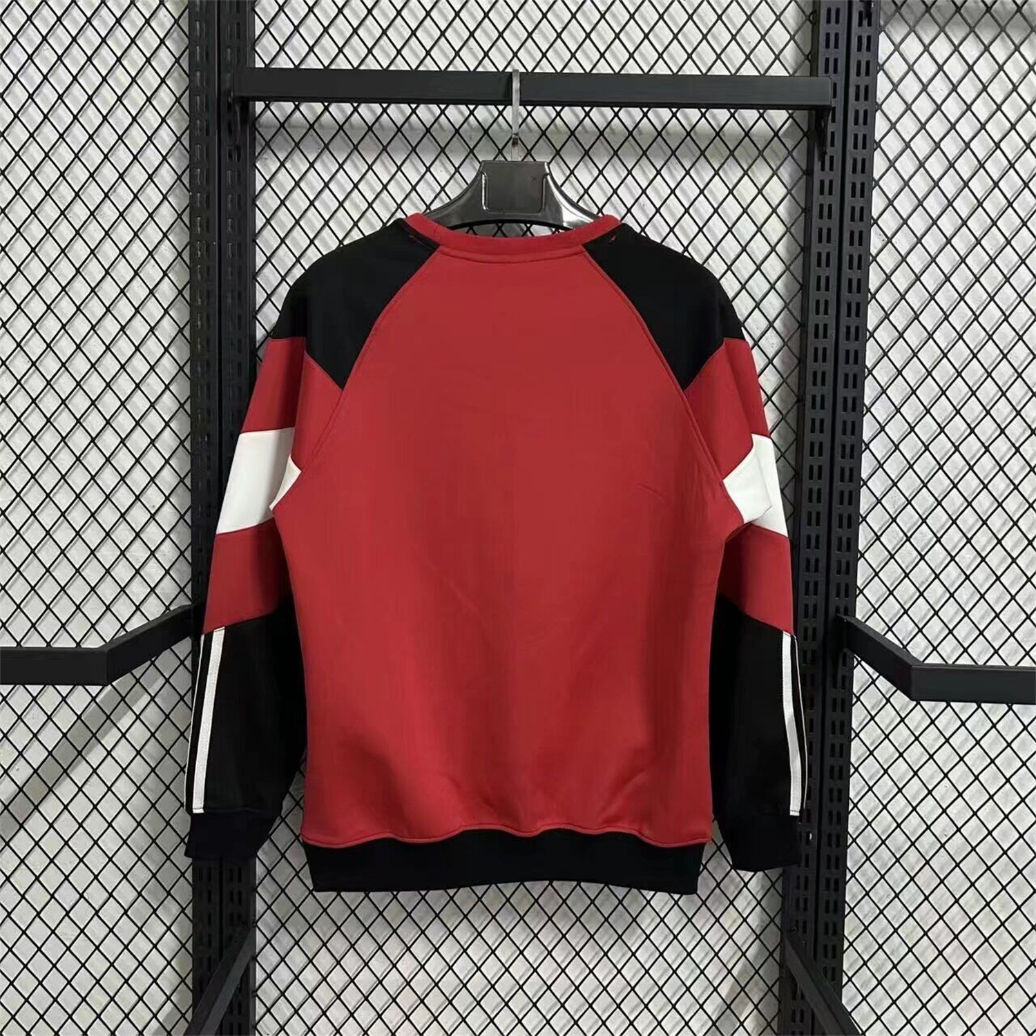 AlphaJersey-AC Milan Red And Black Unisex Pullover Hoodieullover Hoodie