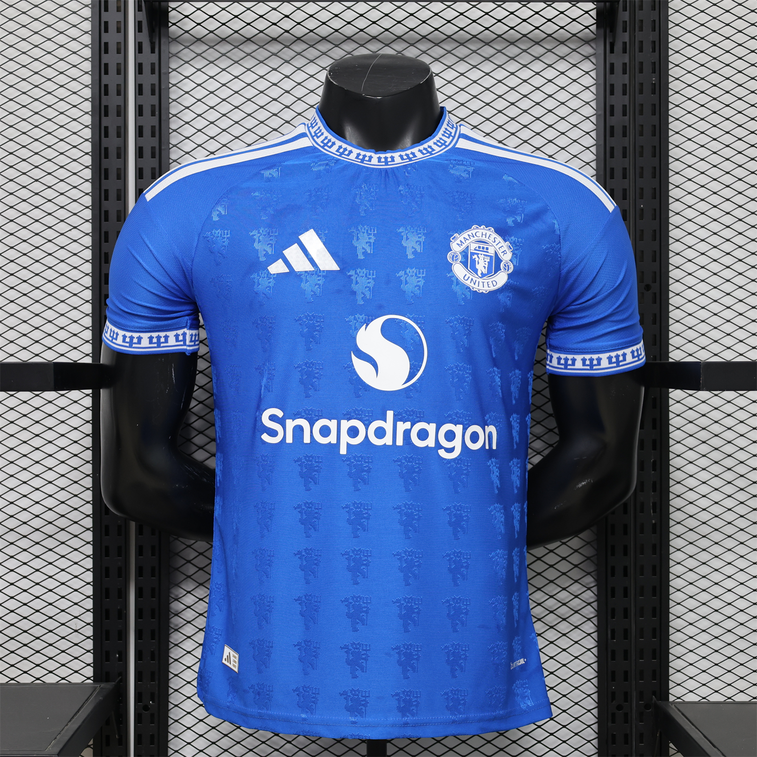 AlphaJersey-Manchester United 26-27 Retro Style Blue Jersey - Player Version