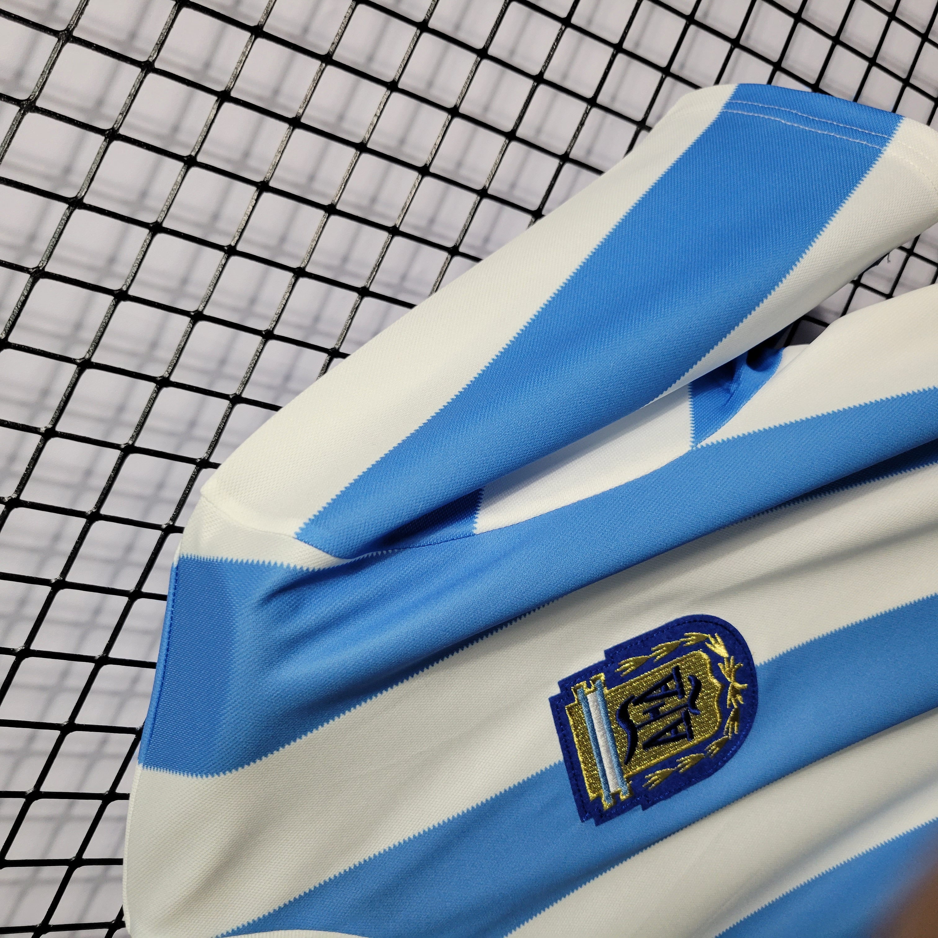 AlphaJersey-Retro Argentina 1986 Home Stadium Jersey