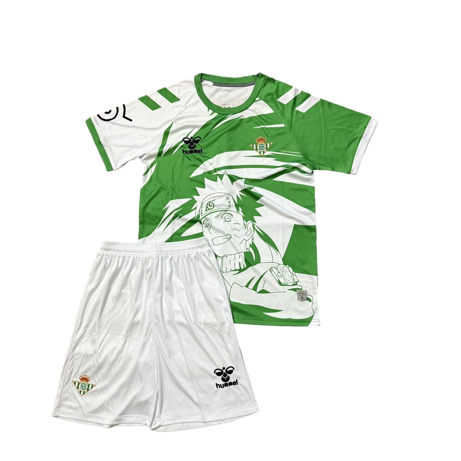 AlphaJersey-Real Betis 25-26 NARUTO Special Edition Men's Adult Jersey Set - Fans Version