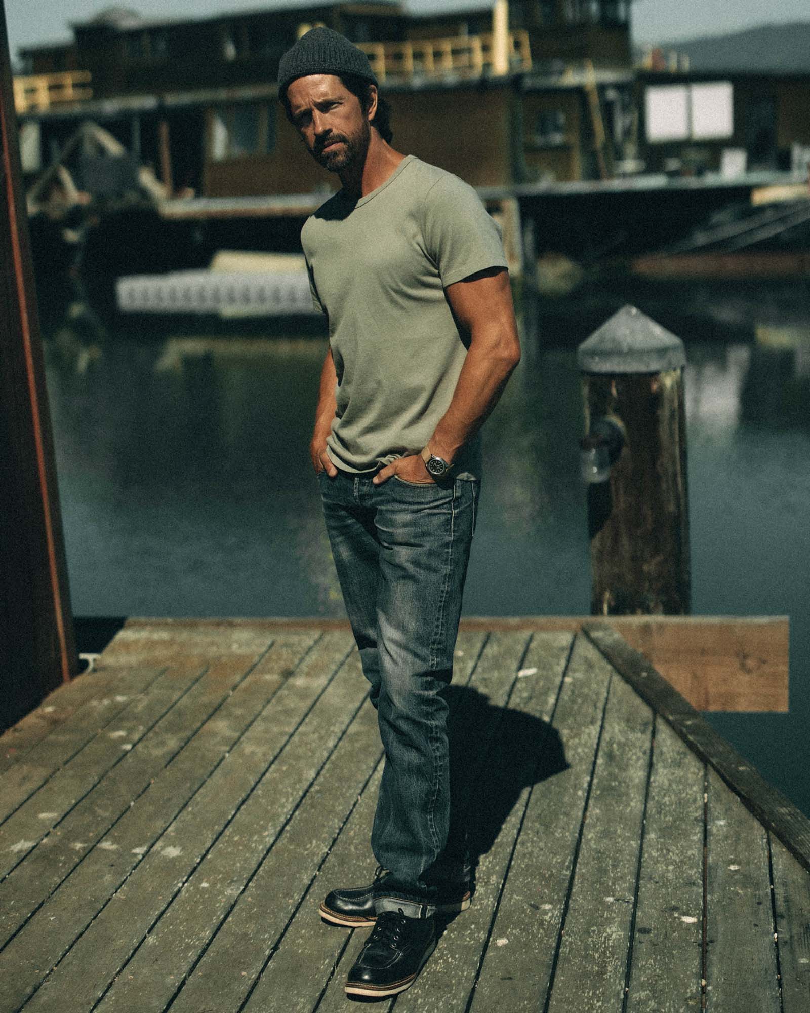 The Organic Cotton Tee in Sage | Modern Menswear by yycbvcnbmmnbm