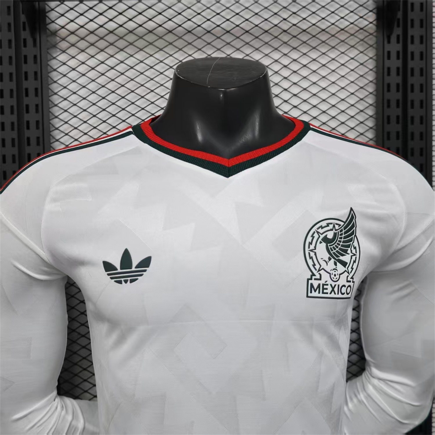 AlphaJersey-Mexico 2026 Away Long Sleeves Jersey - Player Version
