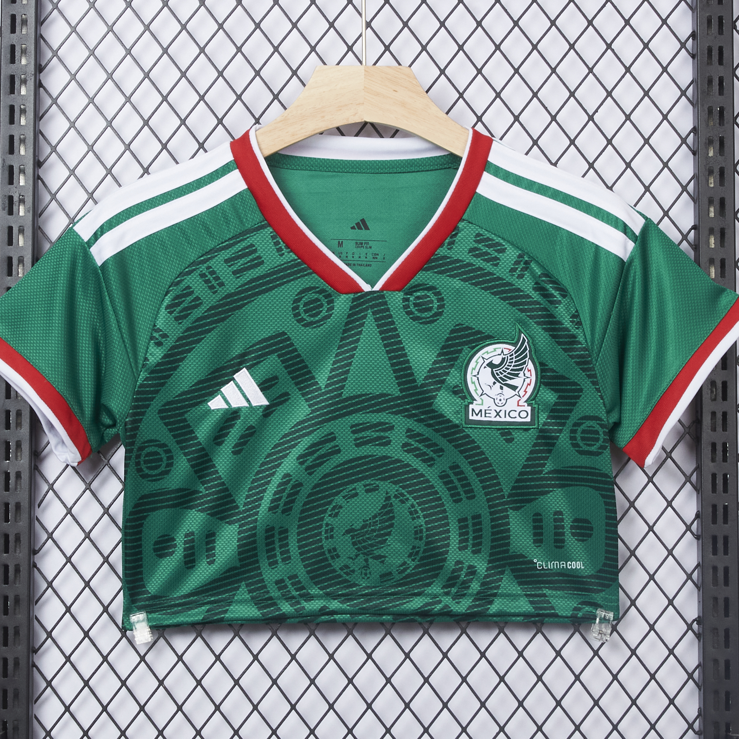 AlphaJersey-Women's Mexico 2026 Home Cropped Jersey