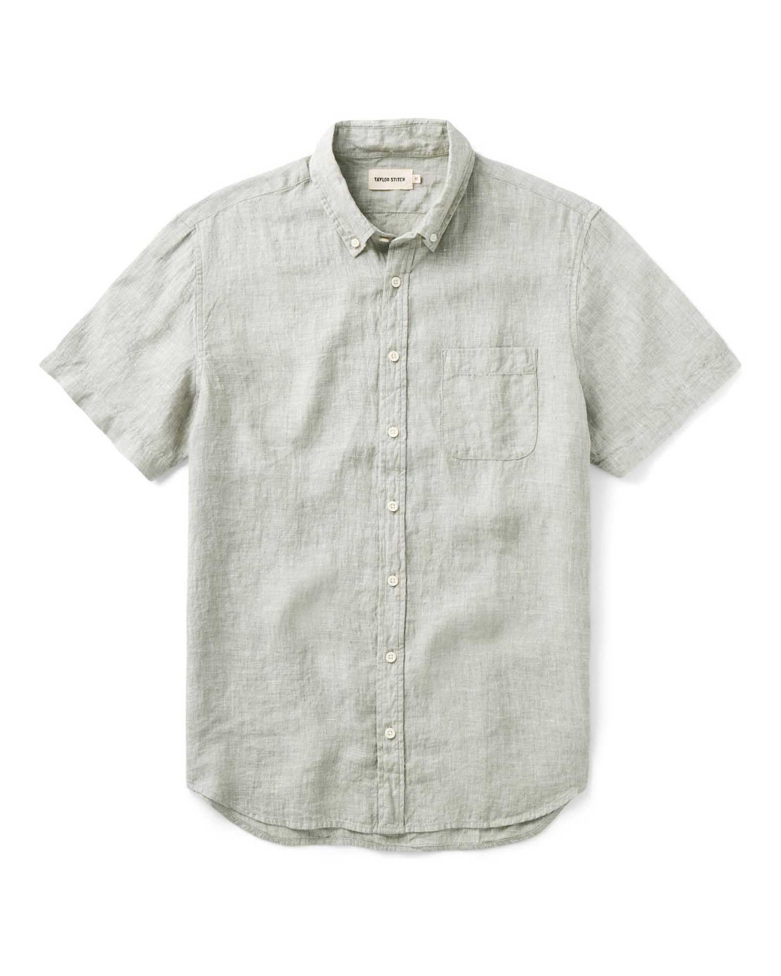 The Short Sleeve Jack in Sage Linen | Modern Menswear by yycbvcnbmmnbm
