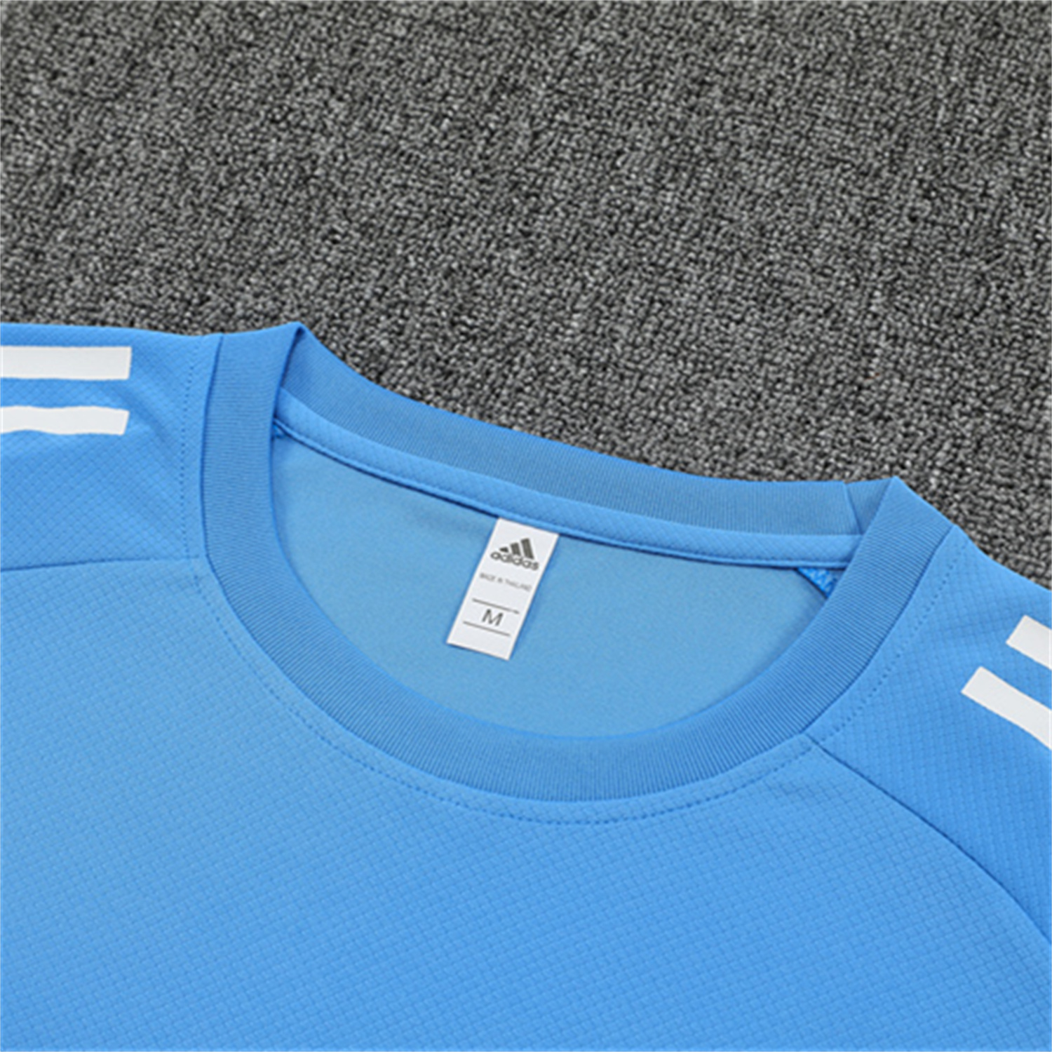 AlphaJersey-Real Madrid 25-26 Kids Short-Sleeve Training Set - Sky Blue Top and Sky Blue Shorts