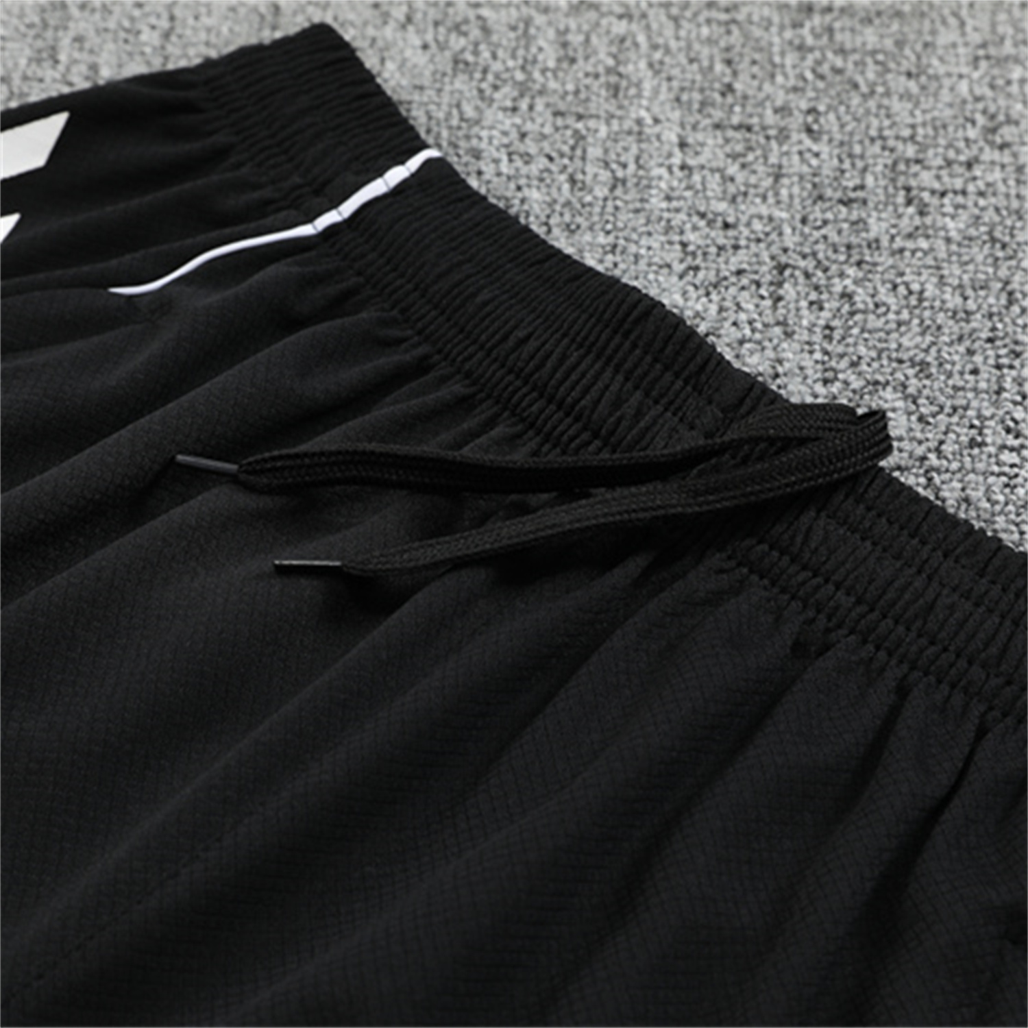 AlphaJersey-Argentina 25-26 Kids Pre-Match Short-Sleeve Training Set - Black Top & Shorts