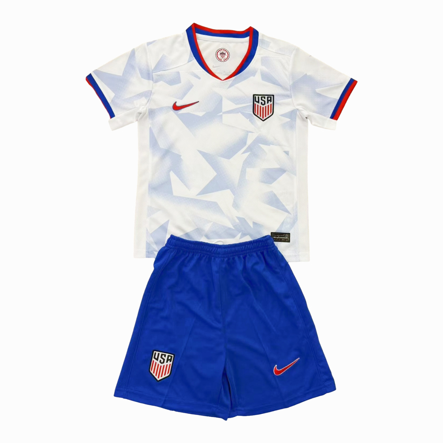 AlphaJersey-United States USA 25-26 Home White Men's Adult Jersey Set - Fans Version