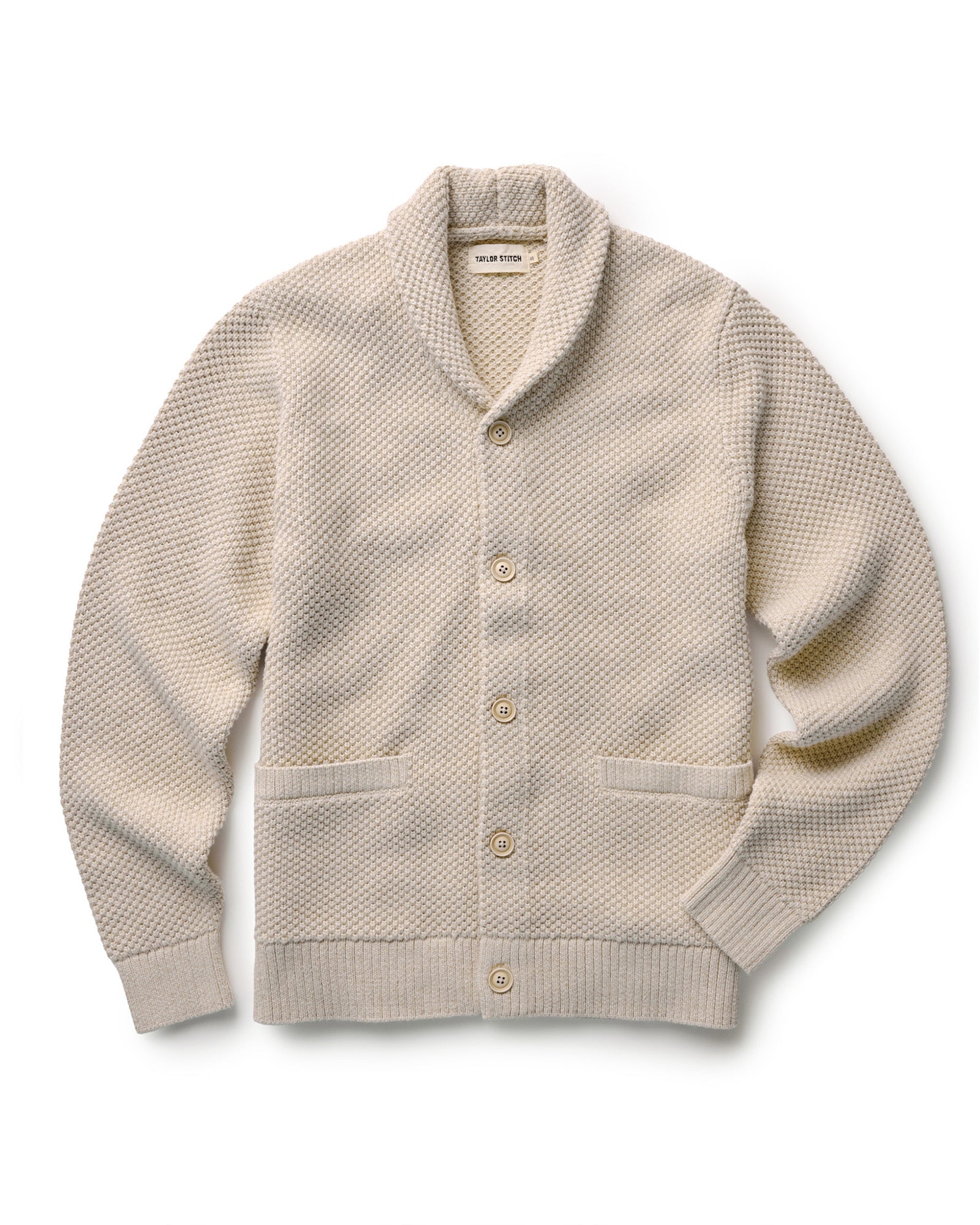 The Crawford Sweater in Marled Natural | Modern Menswear by yycbvcnbmmnbm