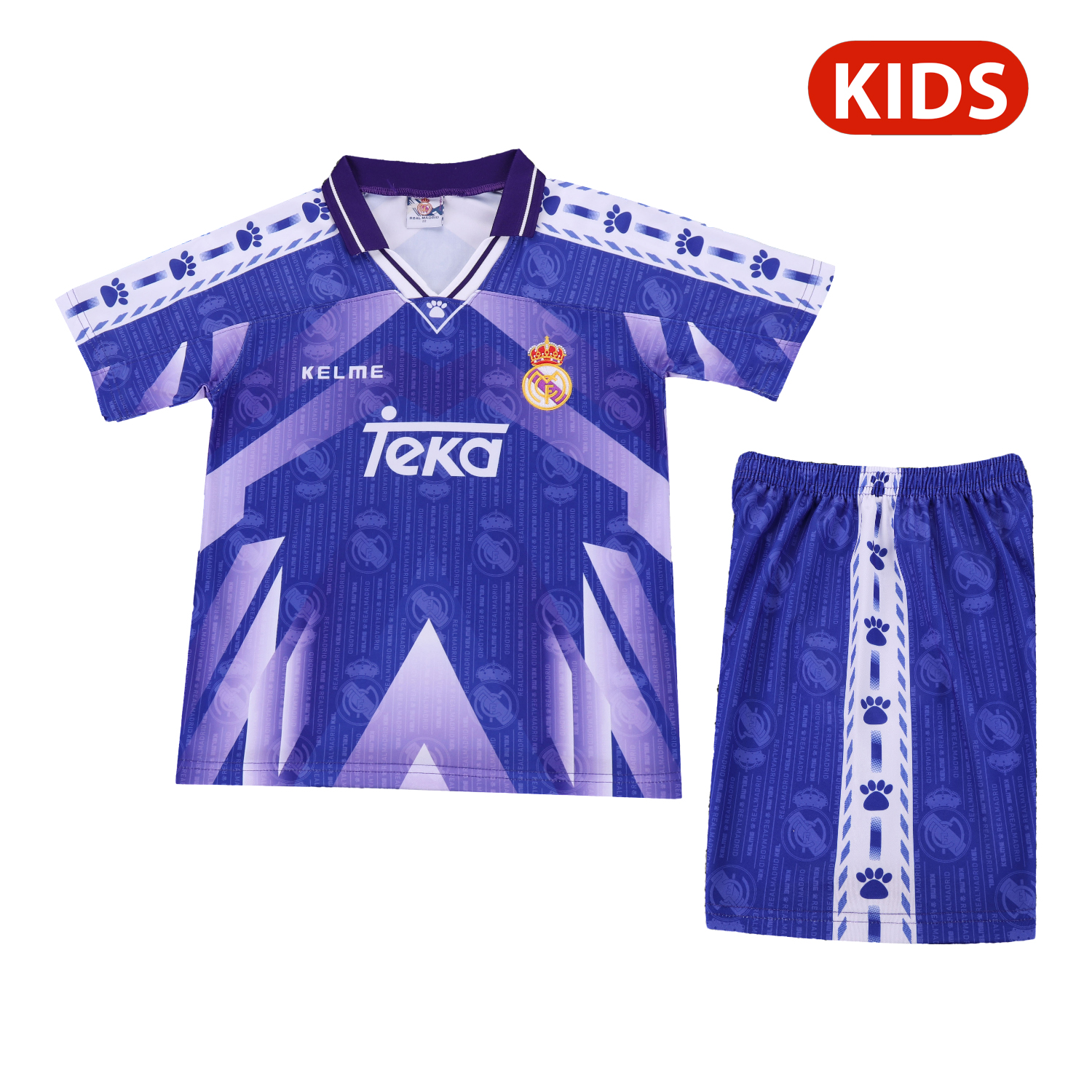 AlphaJersey-Retro Real Madrid 96-97 Away Kids Kit