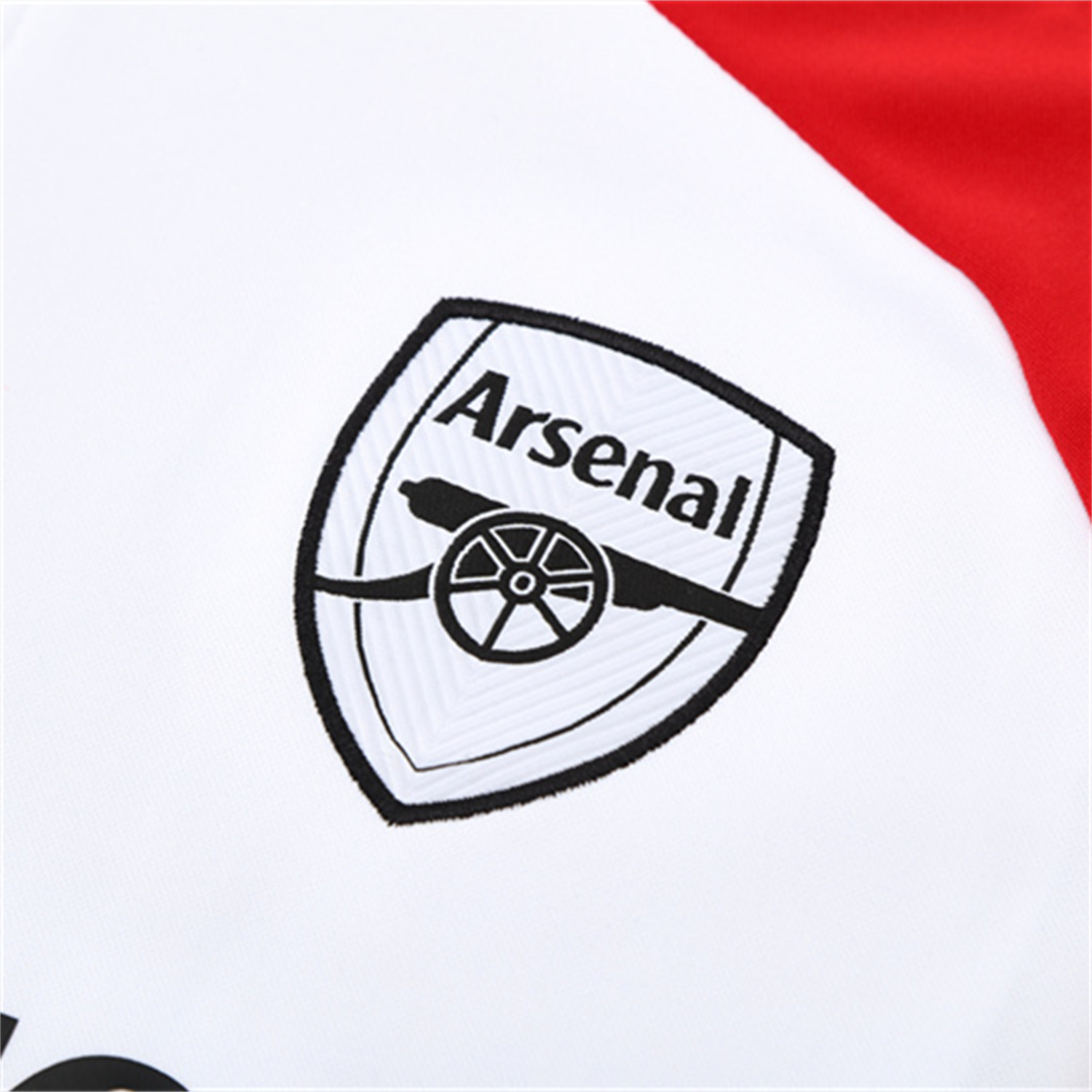 AlphaJersey-Arsenal 25-26 Kids Long Sleeve Training Set - White Top & Black Pants
