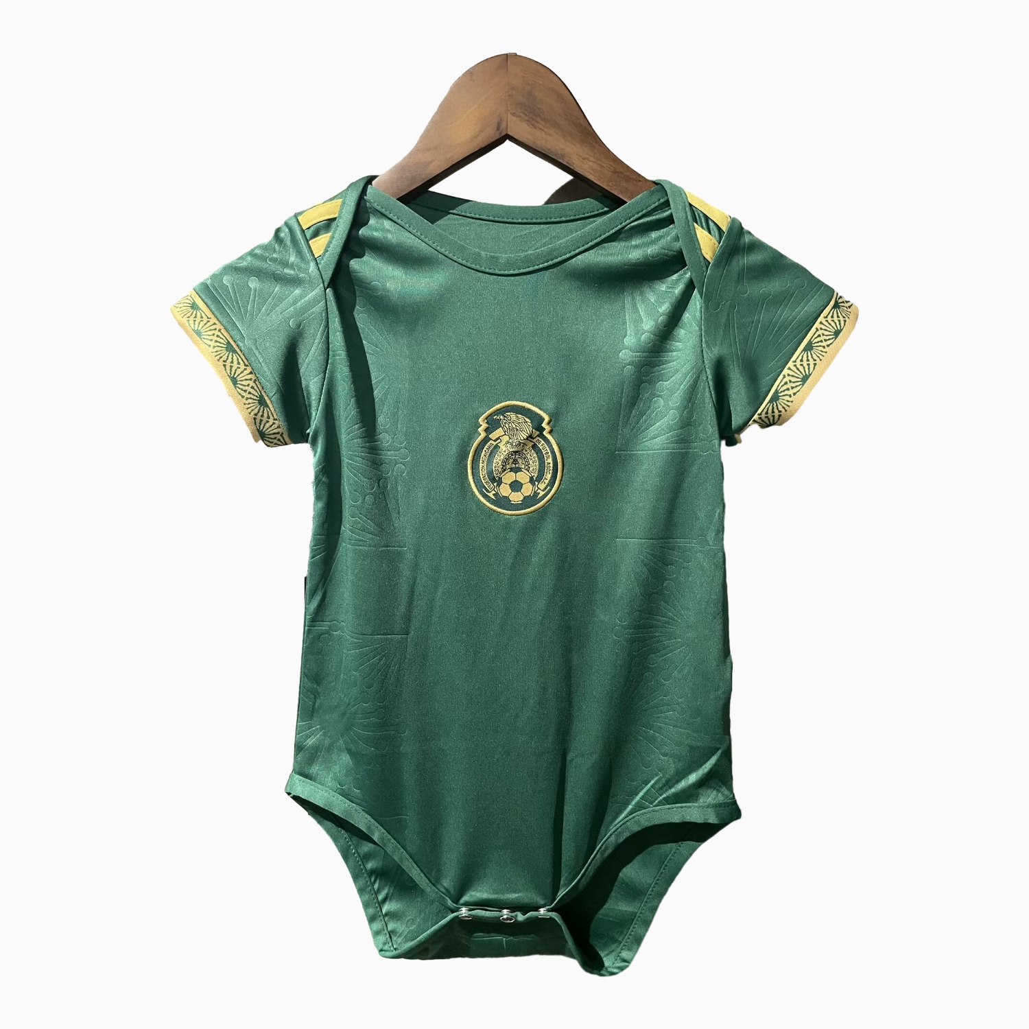 AlphaJersey-Mexico 2025 Gold Cup Green Baby Crawling Suit
