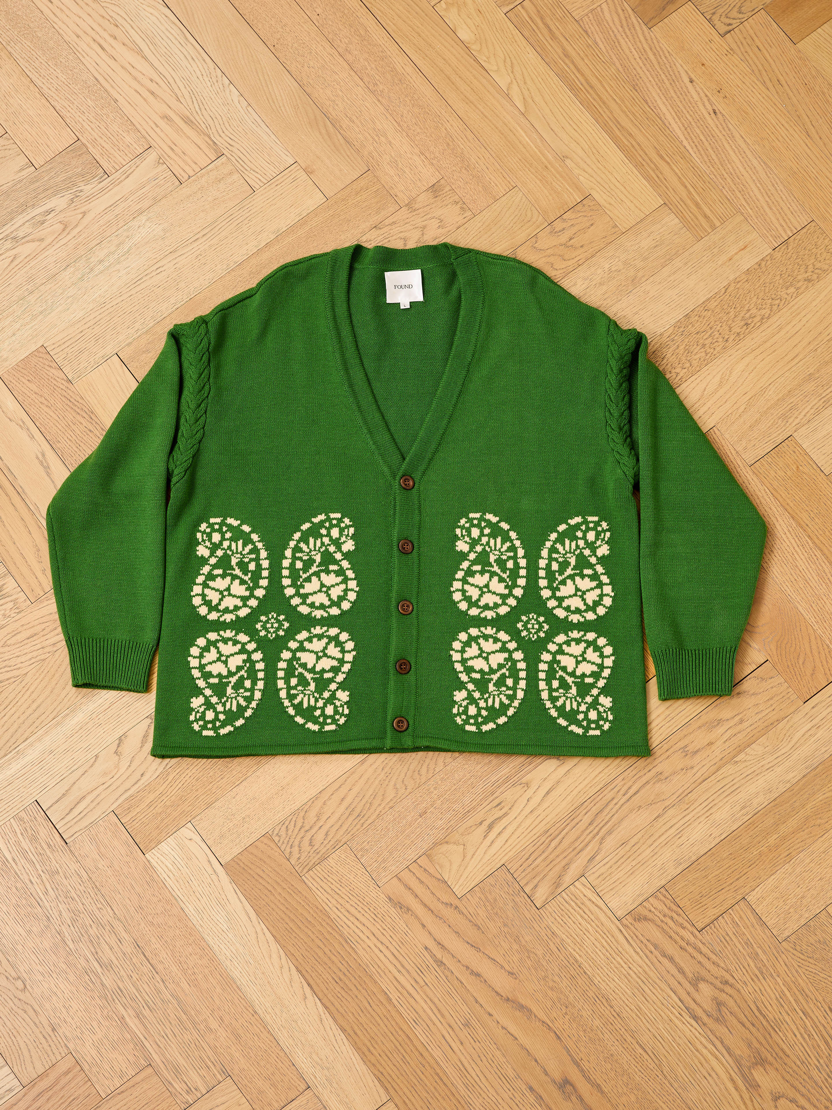 Paisley Knit Cardigan | Modern Menswear by yycbvcnbmmnbm